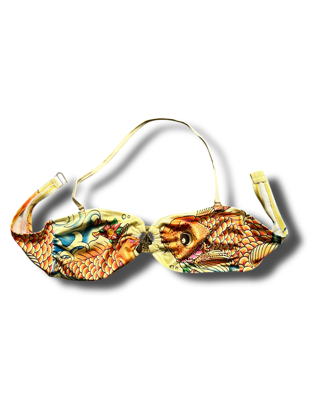 Y2k Christian Audiger plavkový vršek