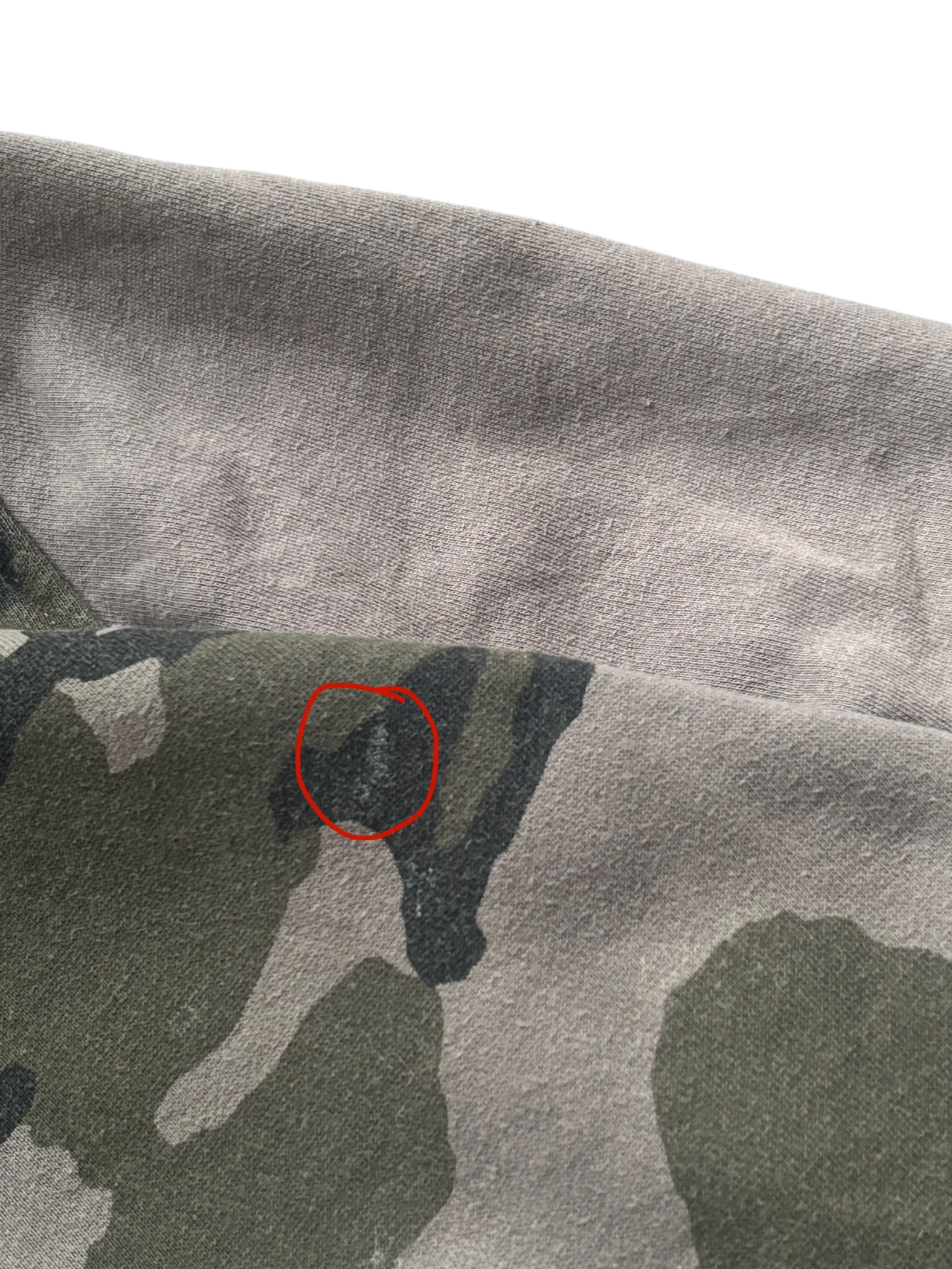 Vintage Y2K Fox racing camo mikina na zip