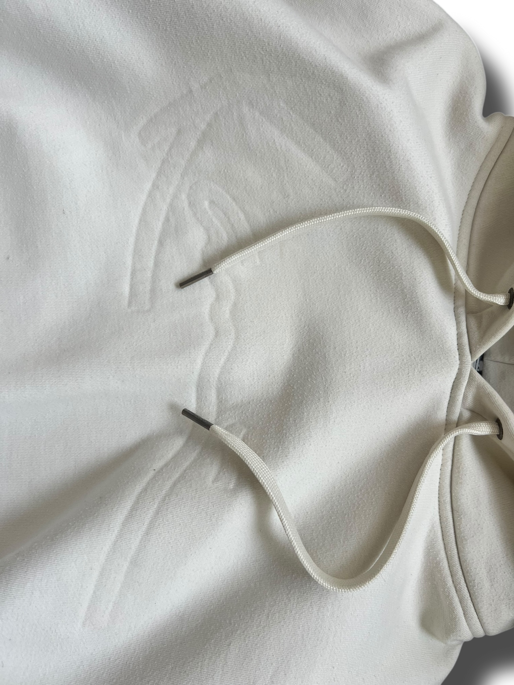 Vintage 90s rare Y2k heavy cotton creamy Karl Kani hoodie