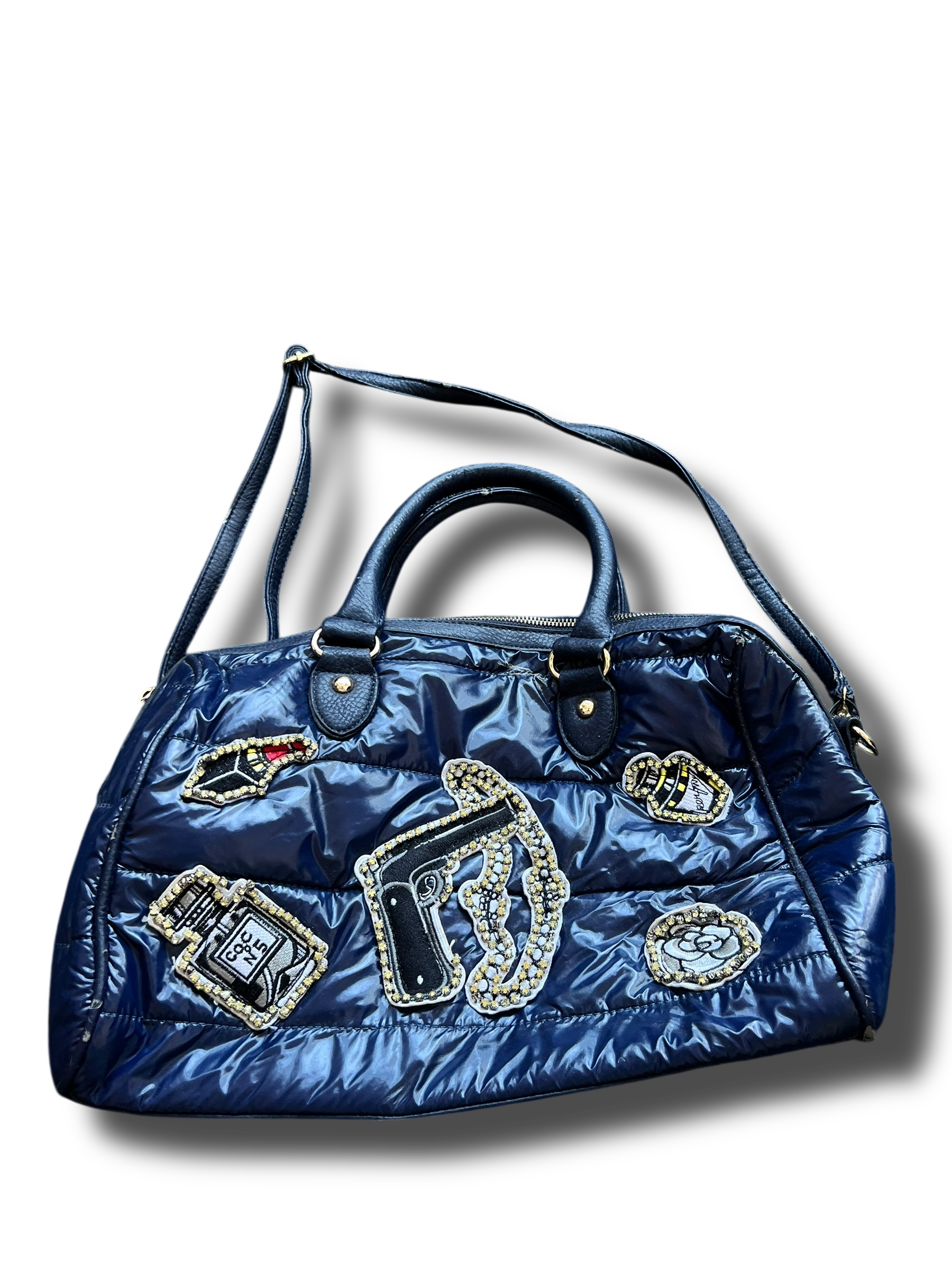 Vintage modrá Y2k kabelka