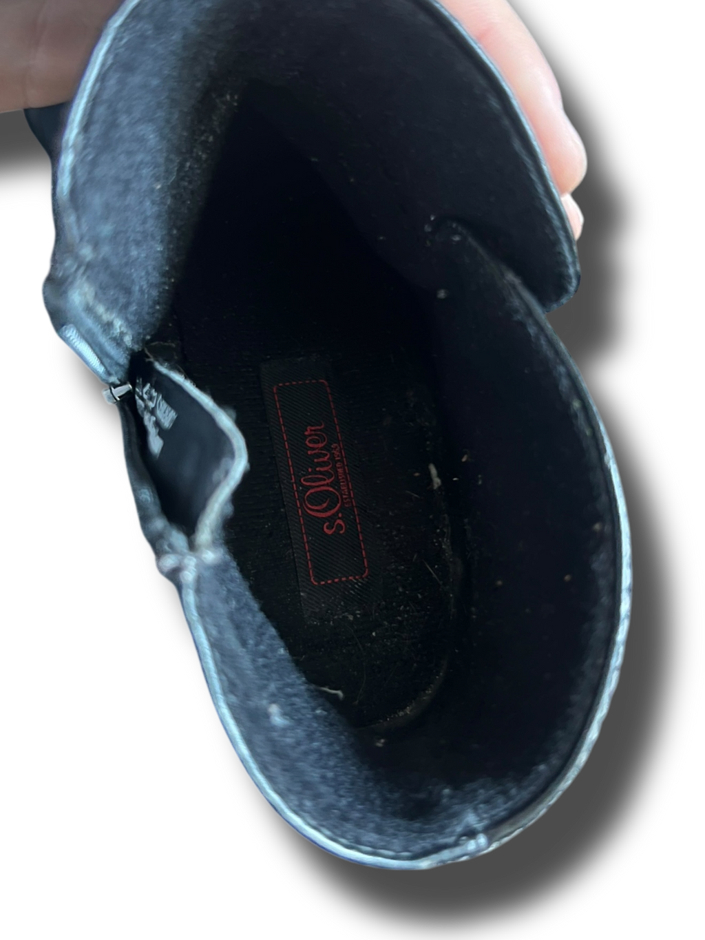 Vintage leather Oliver kozačky