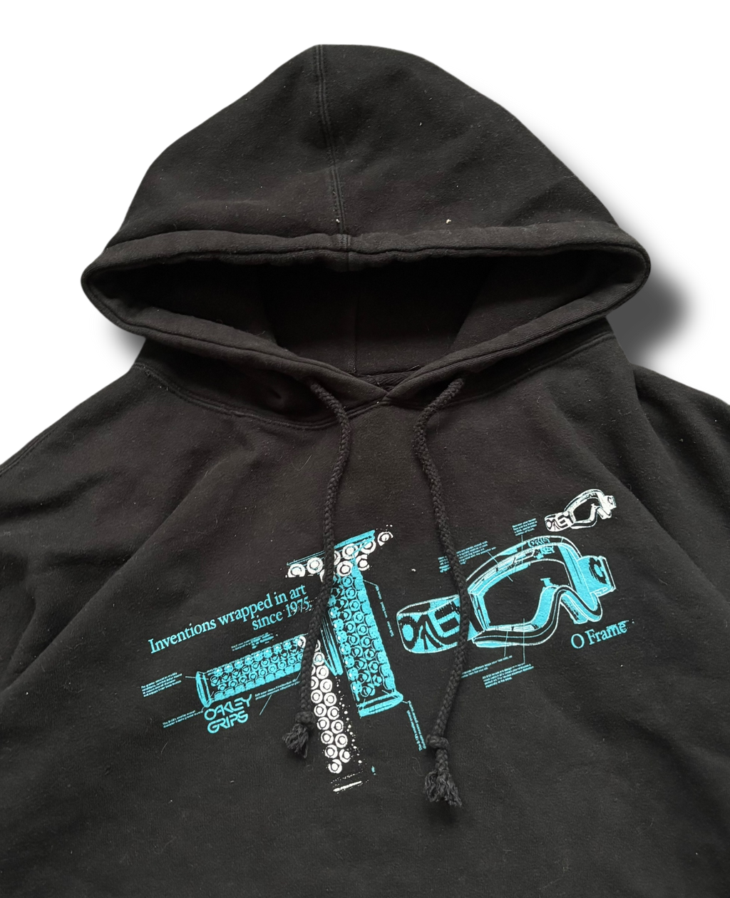 Y2K Oakley graphic mikina