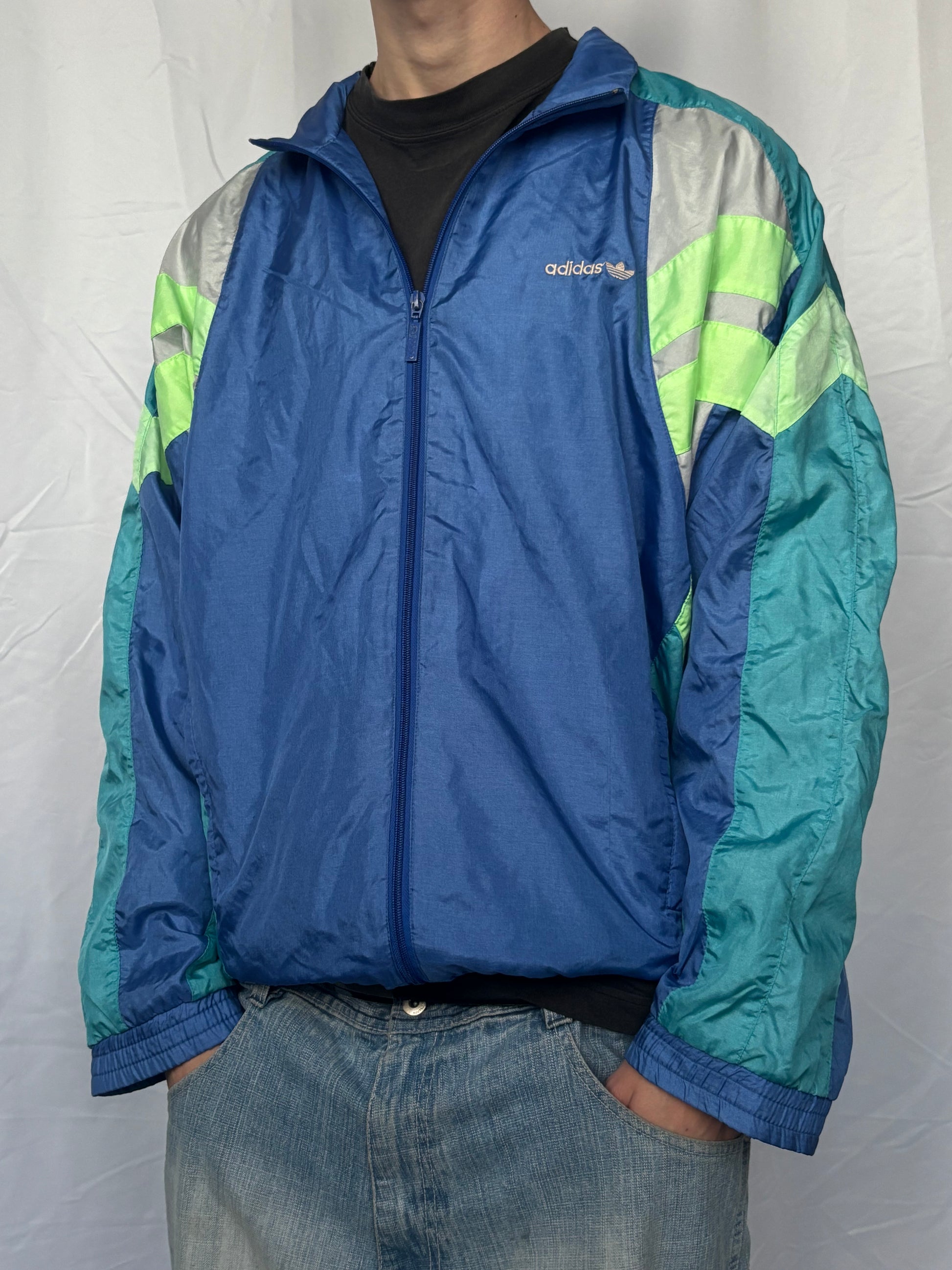 Vintage 90s Adidas šusťáková bunda