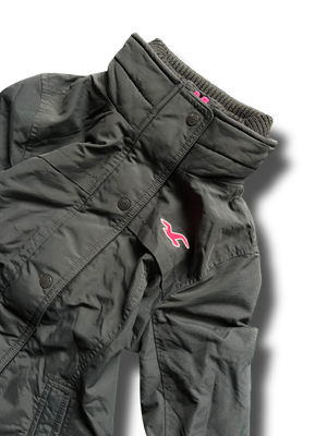 Zimní cropped Hollister bunda