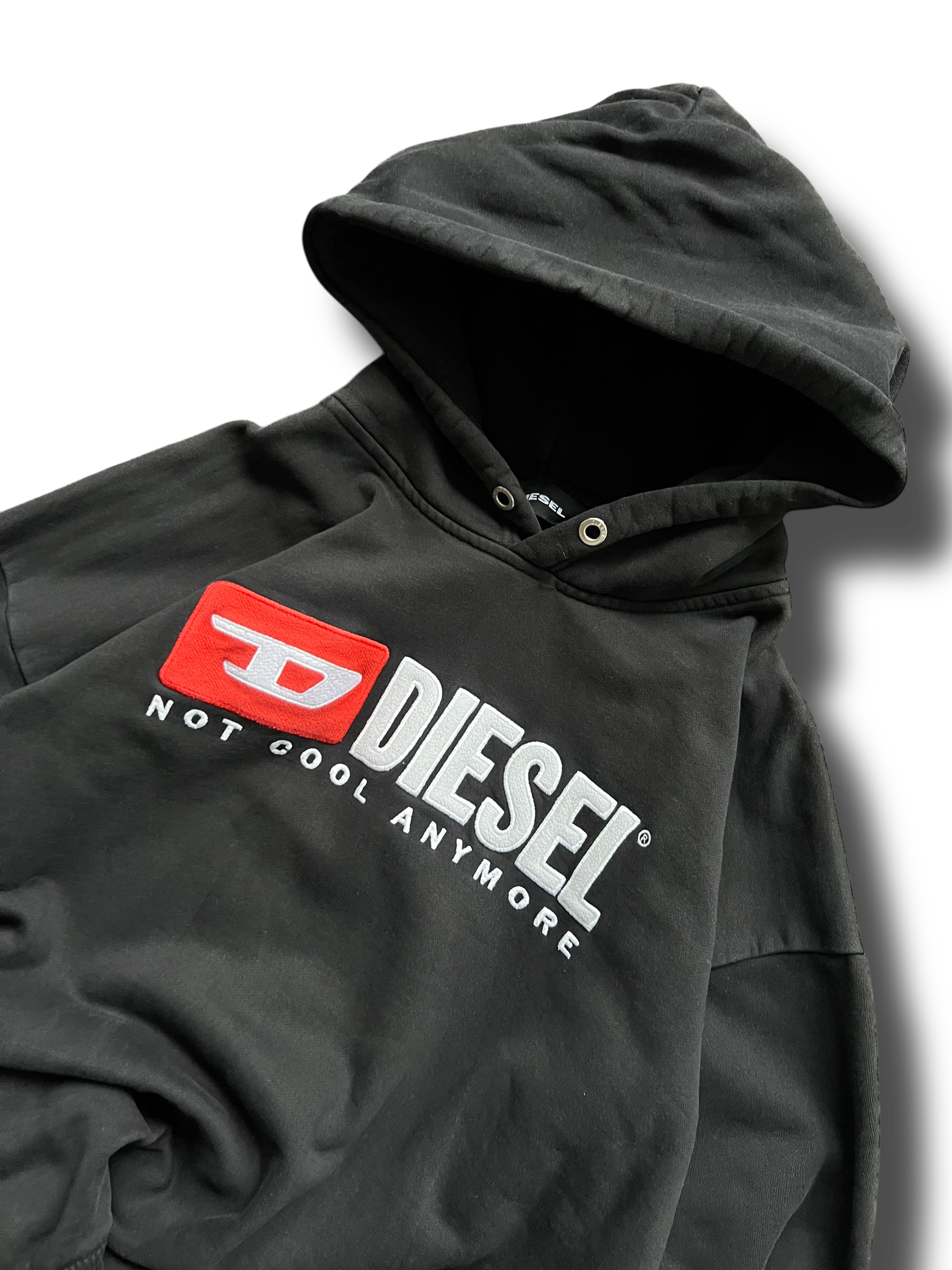 Heavy cotton black Diesel hoodie