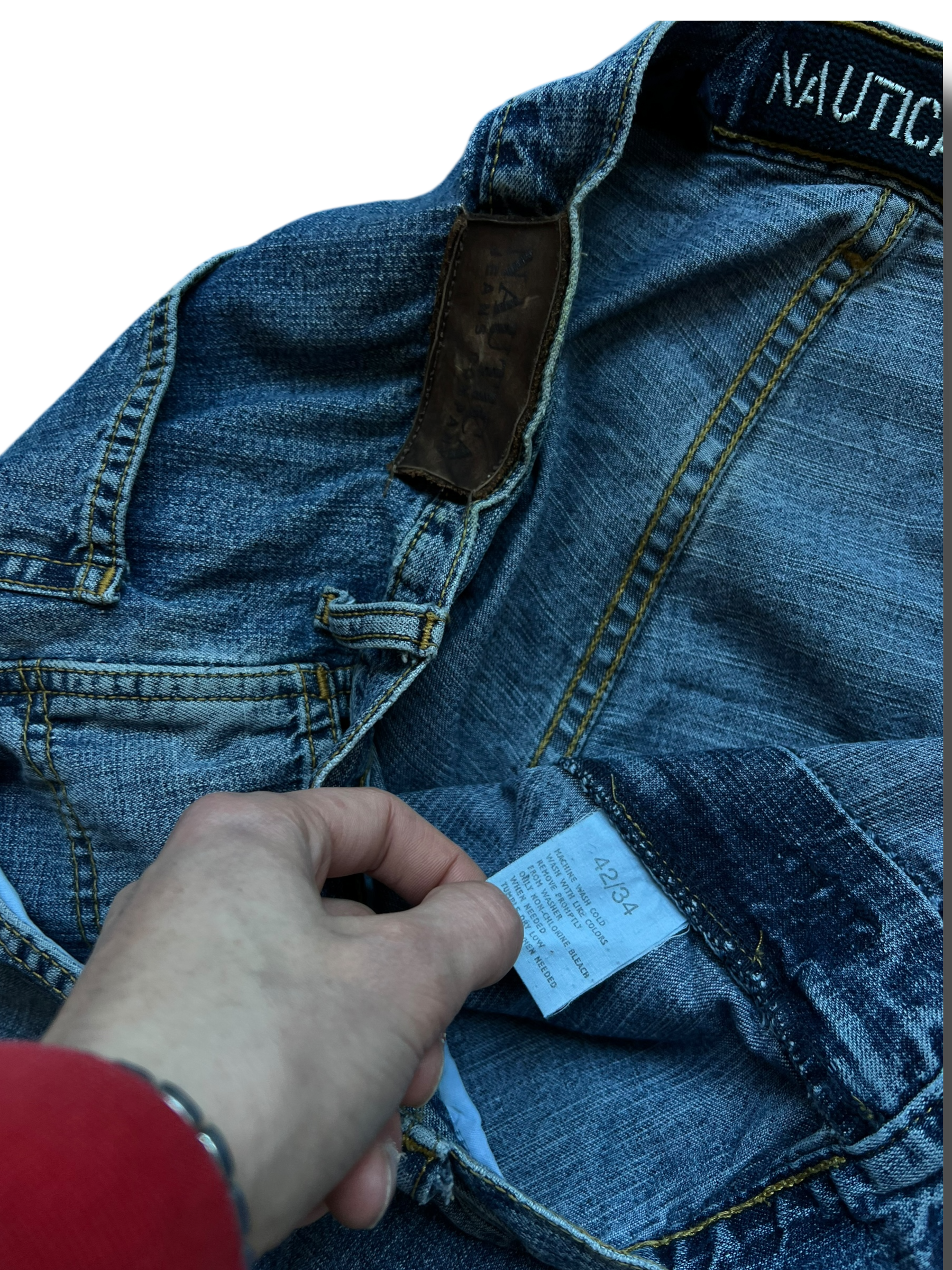 Vintage heavy cotton Nautica jeany