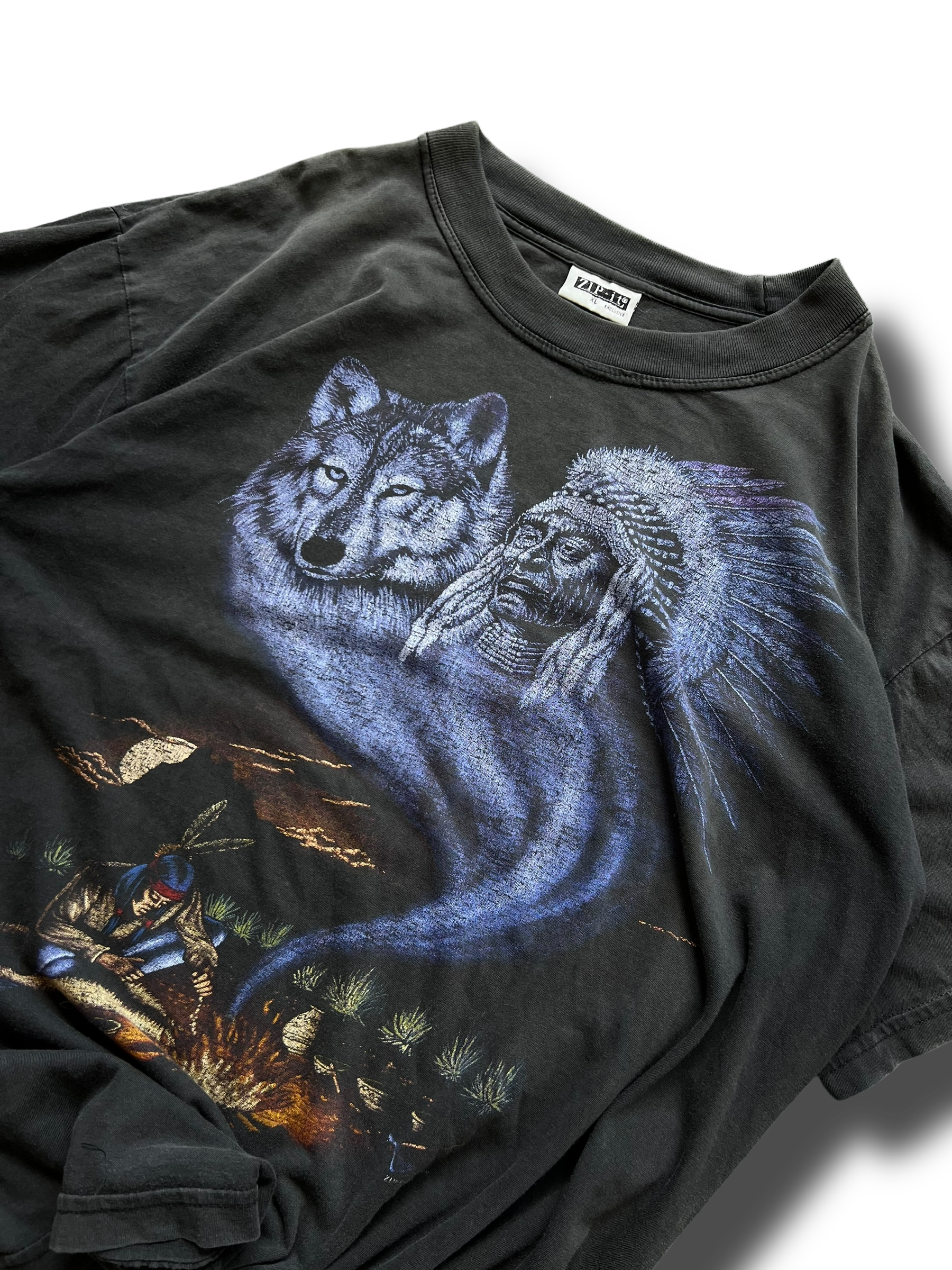 90s indian graphic triko