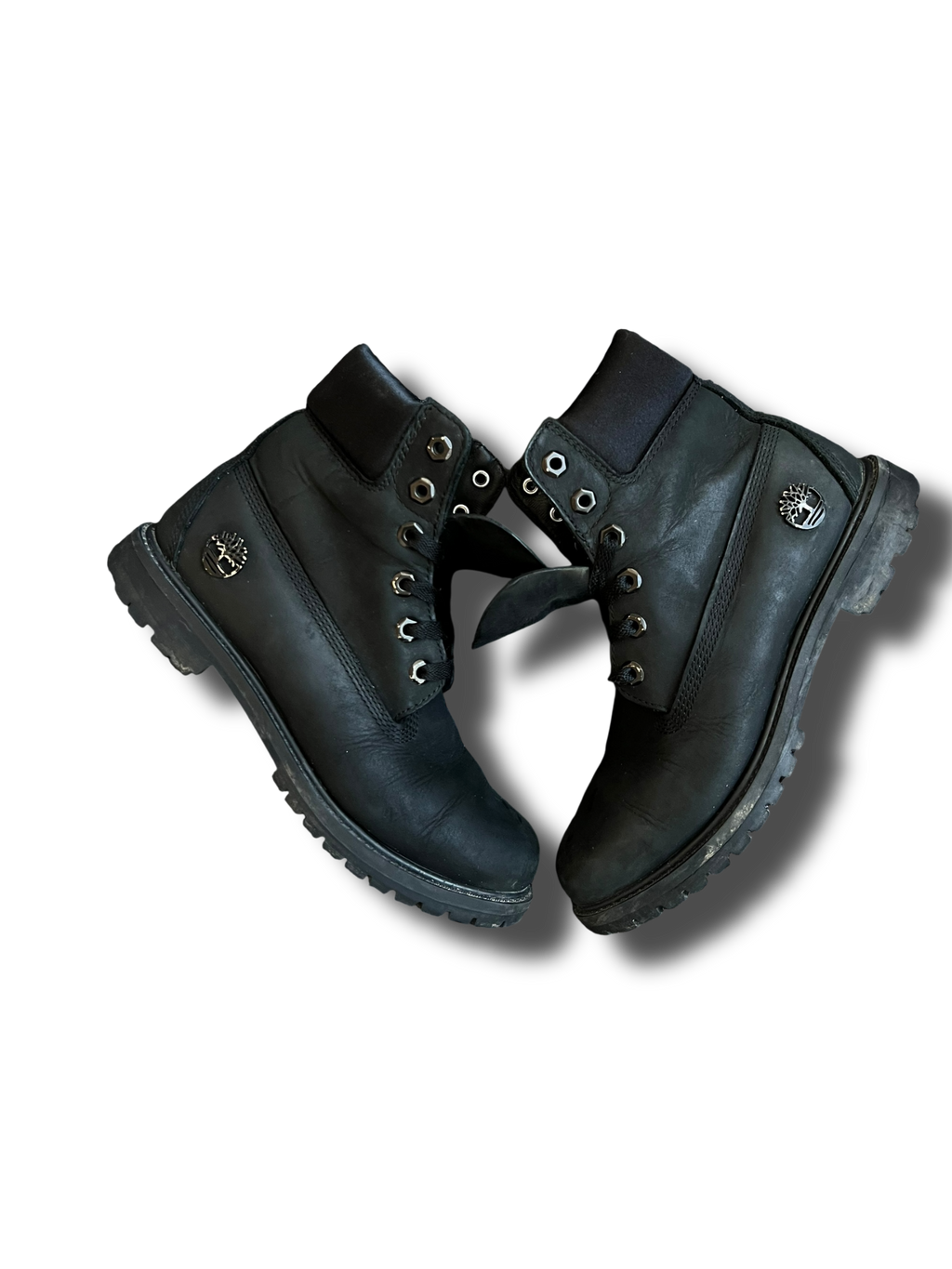 Leather timberland boty