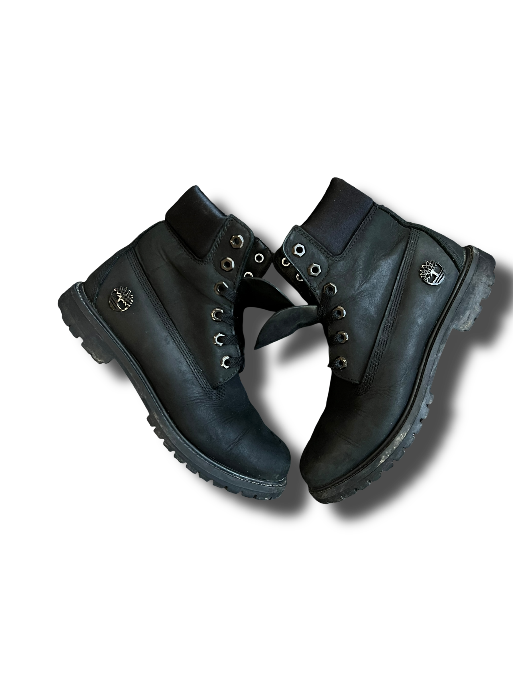 Leather timberland boty