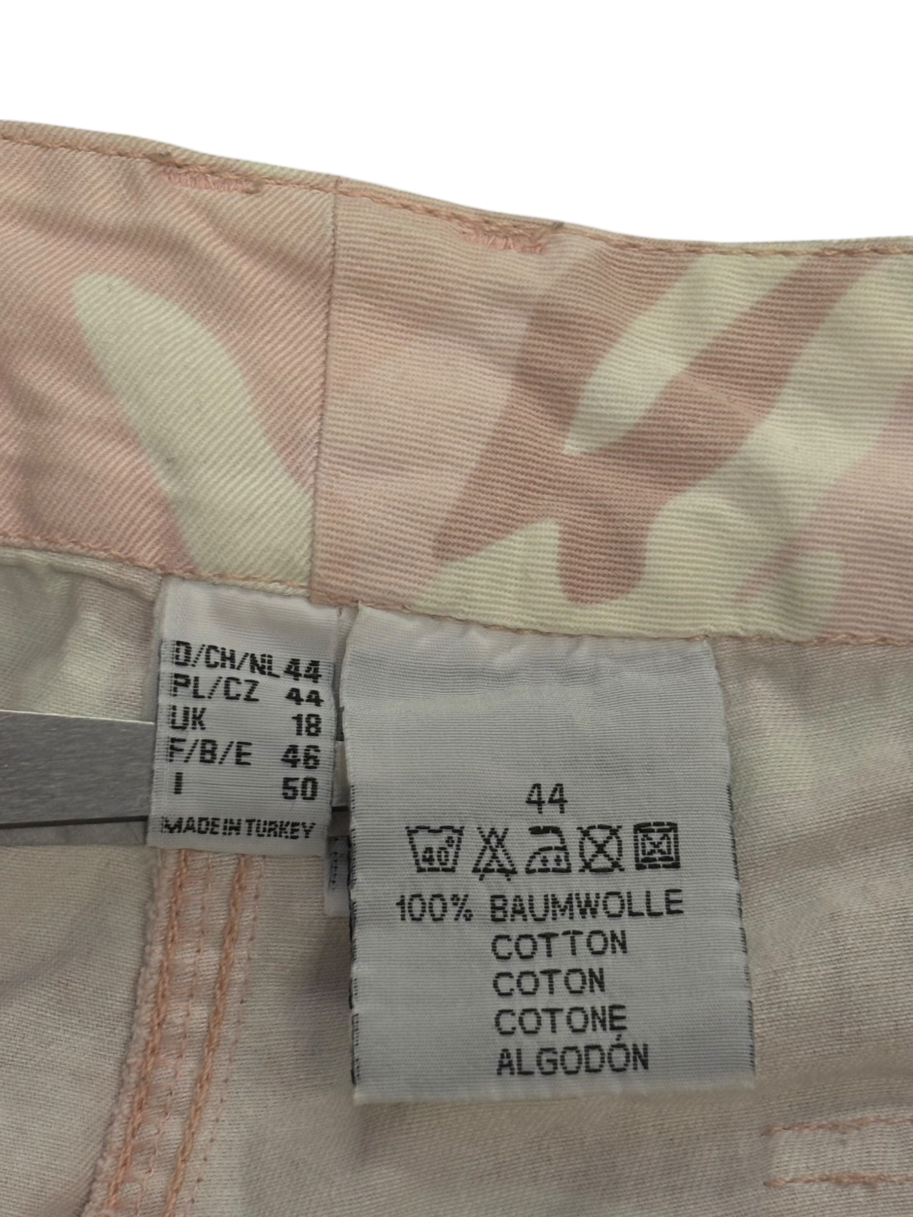 Vintage pink camo baggy maskáčové kalhoty dámské