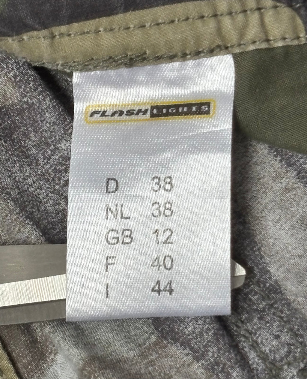 Y2K camo cargo kalhoty