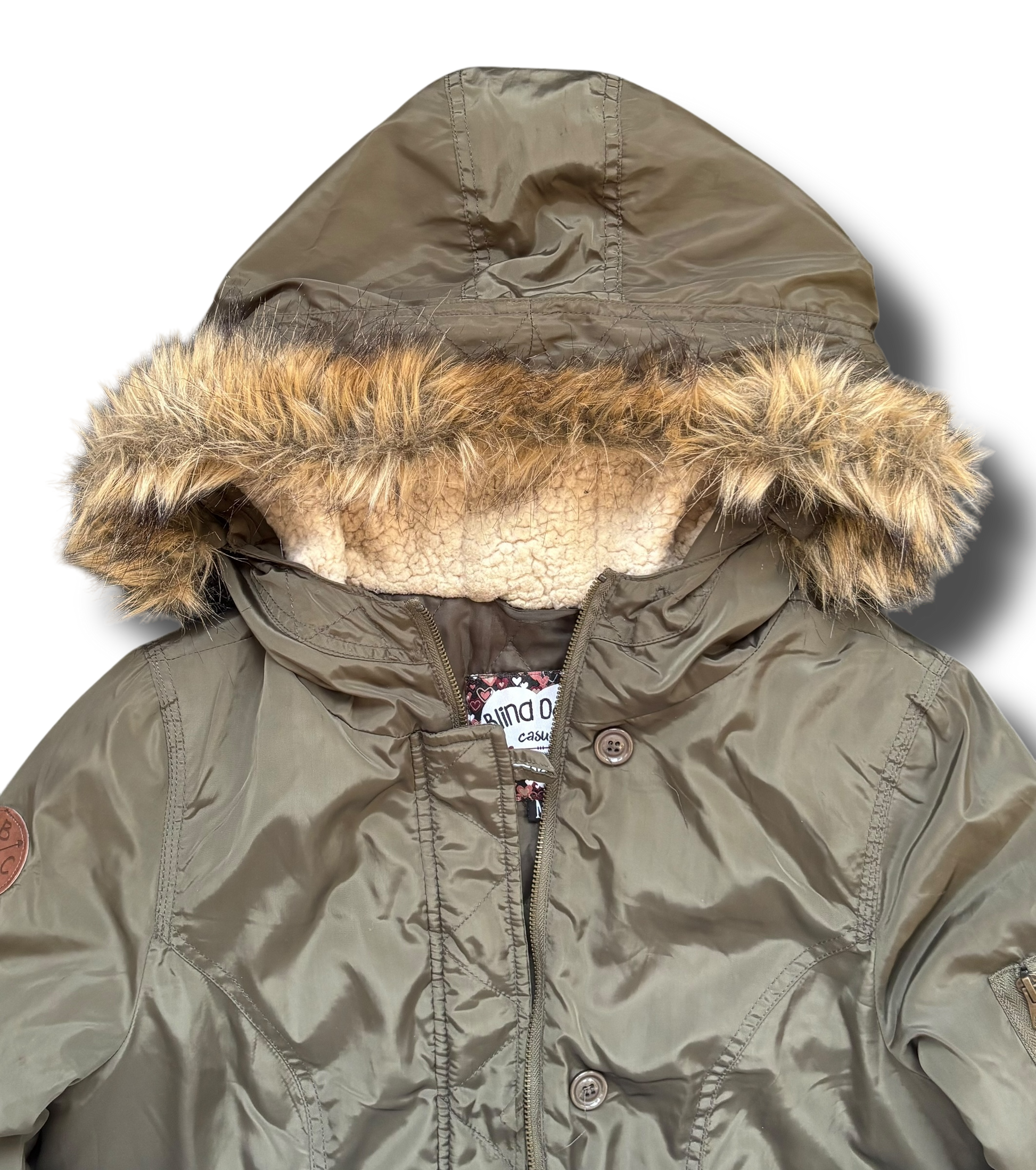 Y2K fur cropped dámská zimní bunda