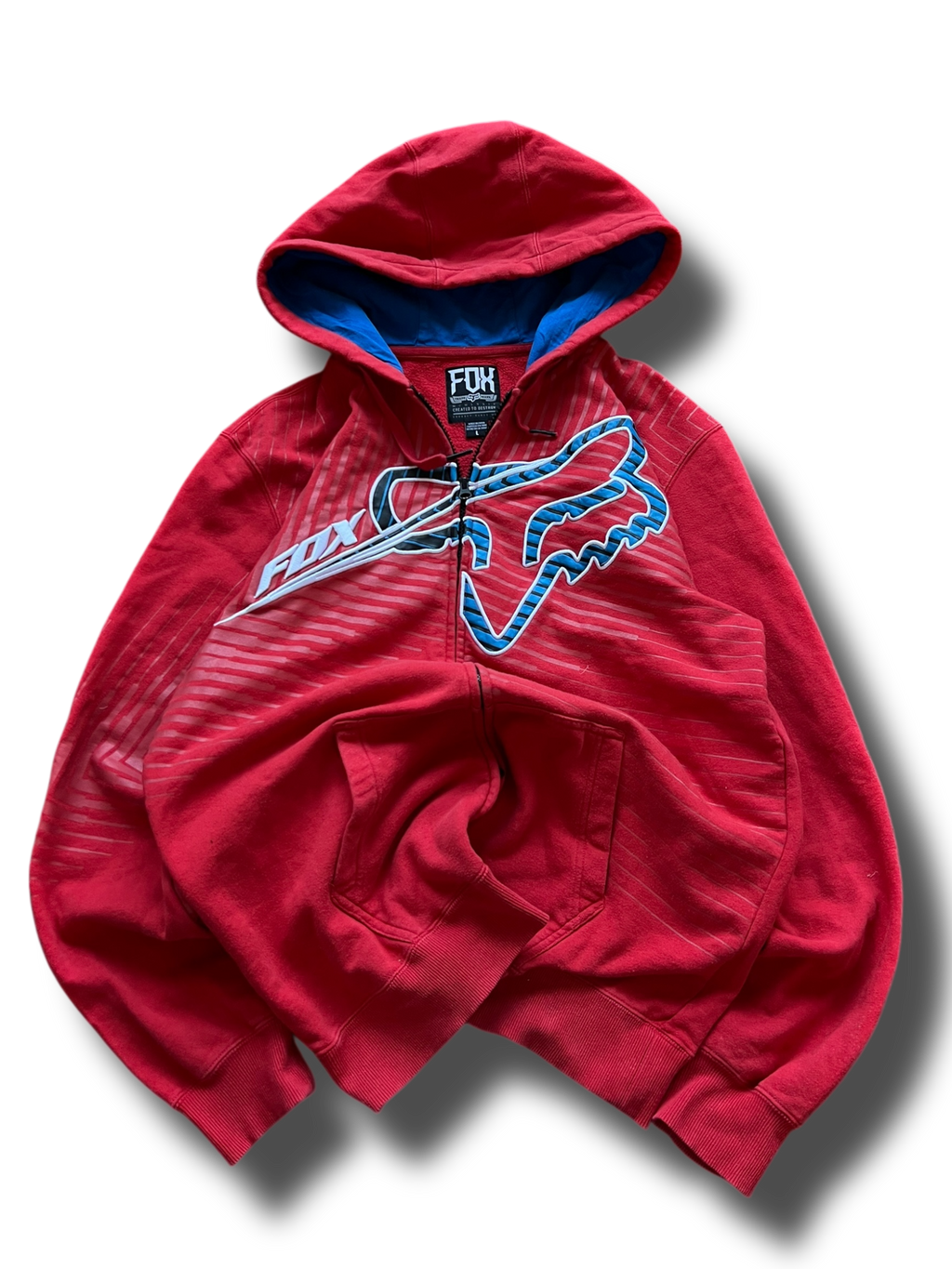 Vintage Fox zipp mikina