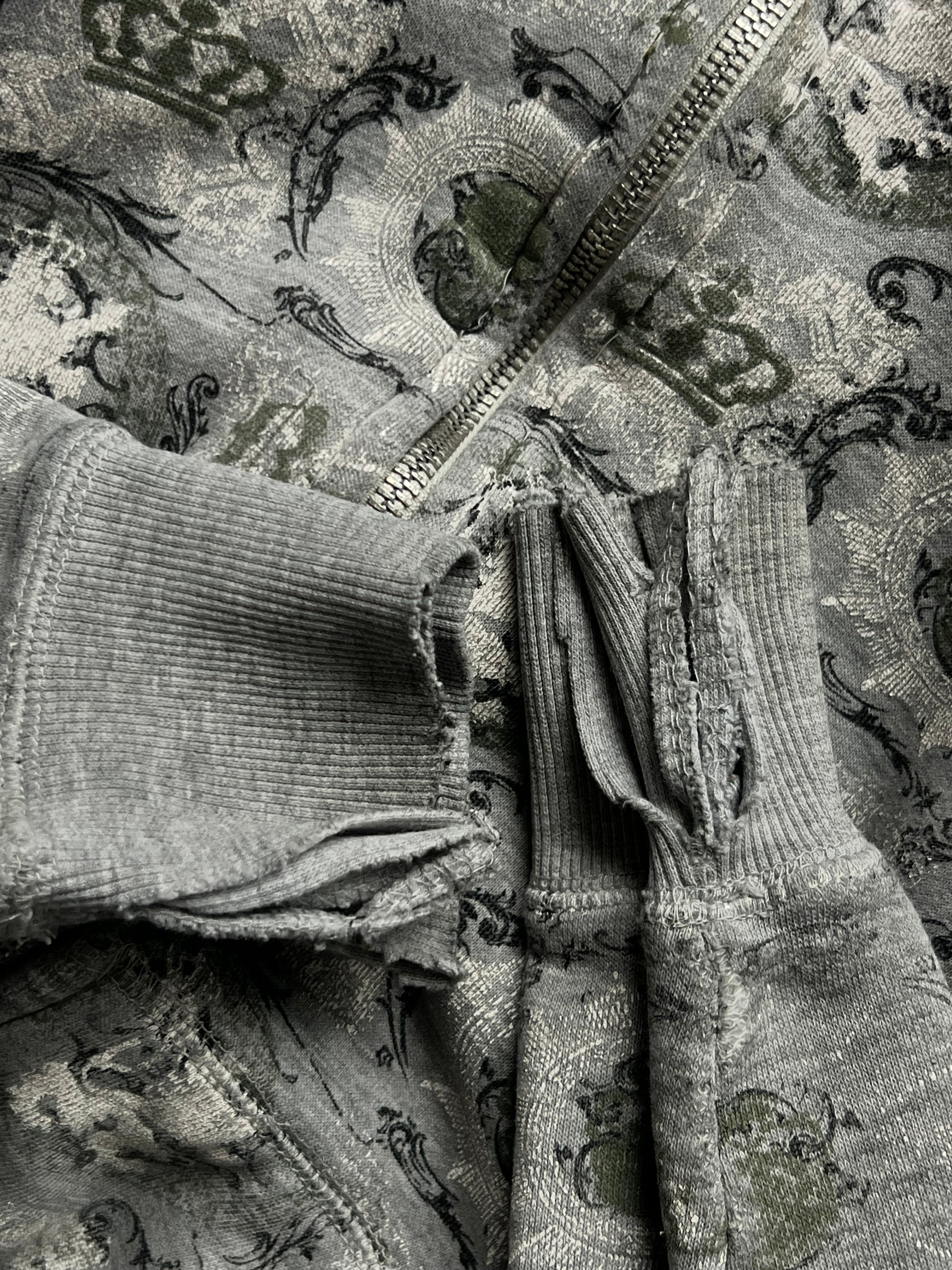 Vintage 00s Y2k Big budha mikina