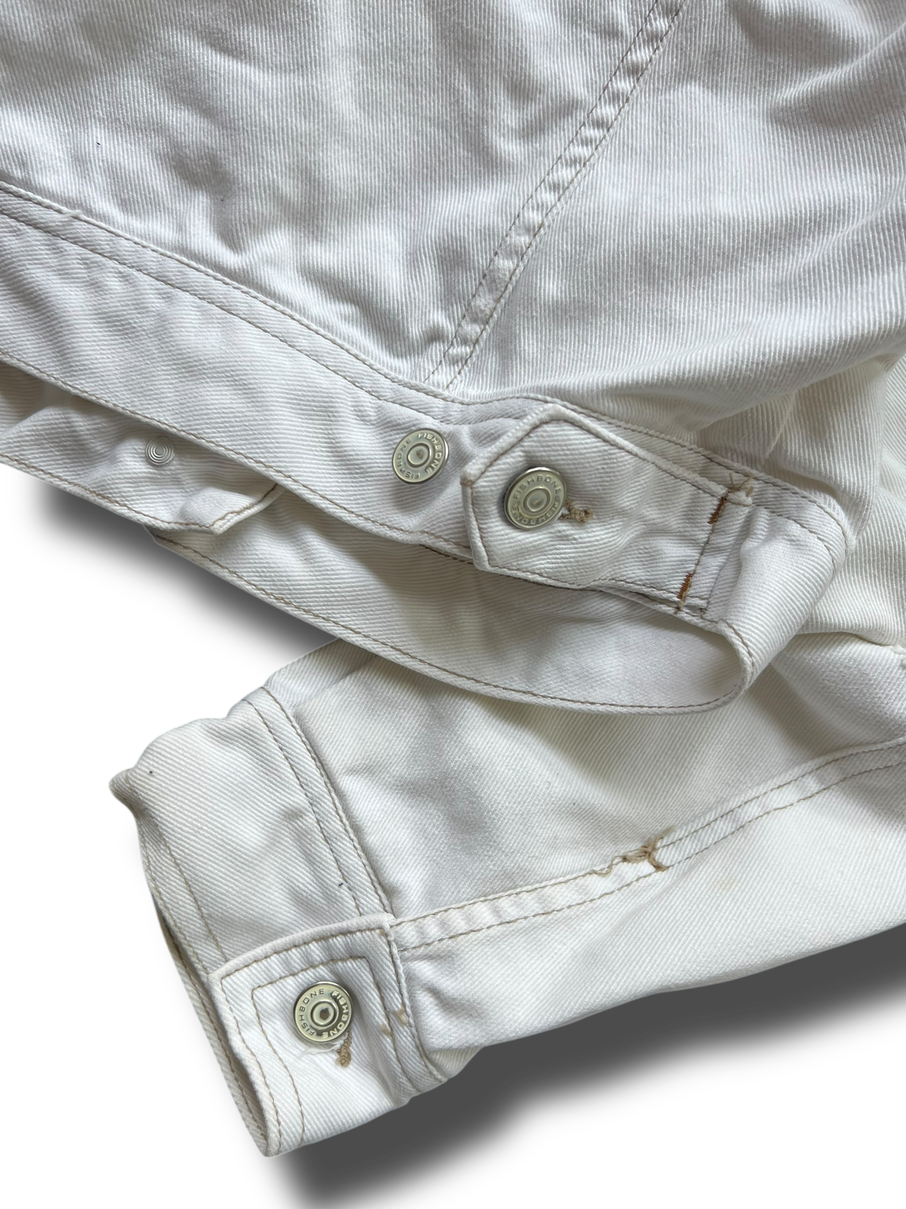 Vintage Fishbone cropnutá džíska