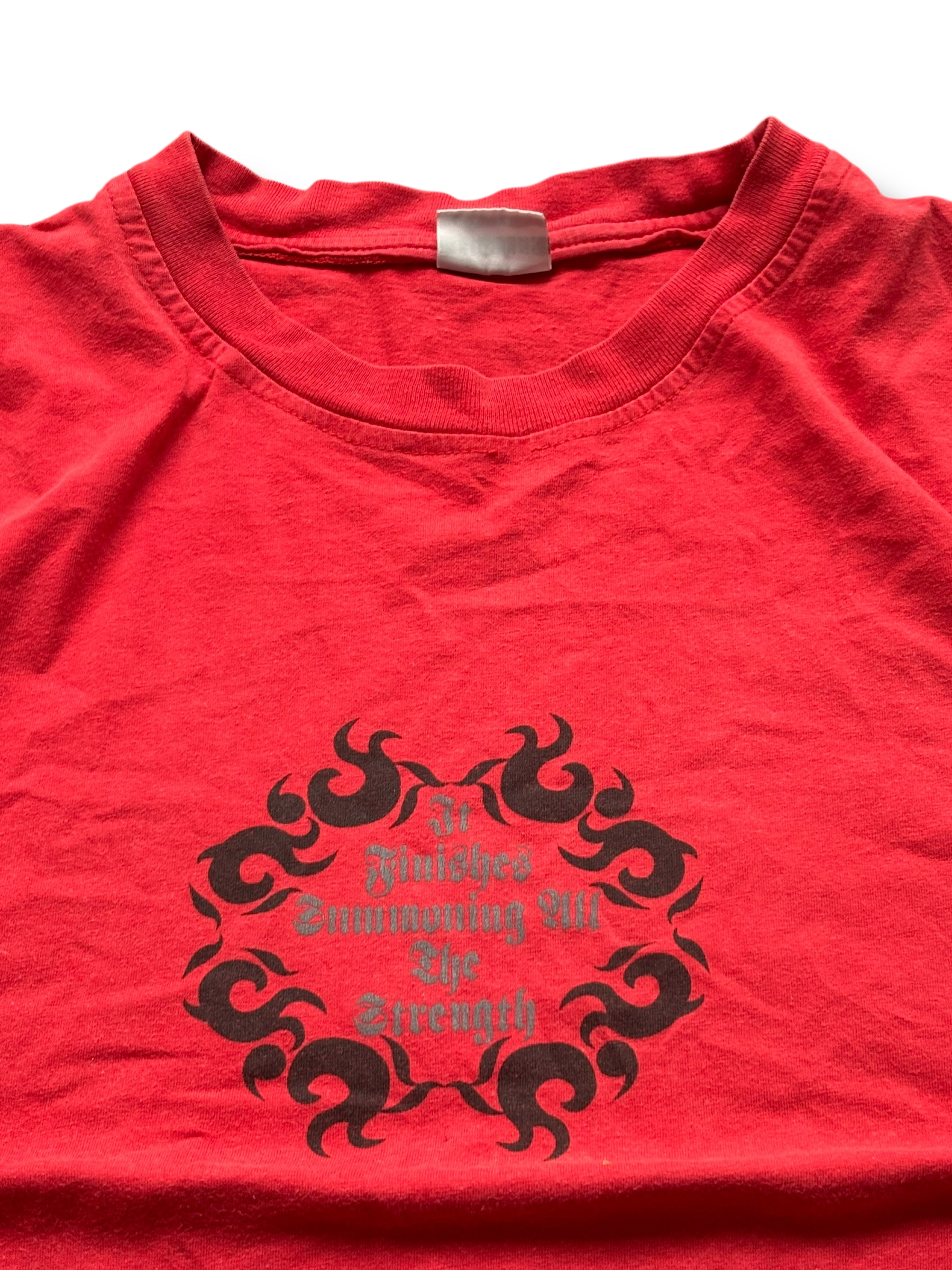 Y2K tribal graphic tričko