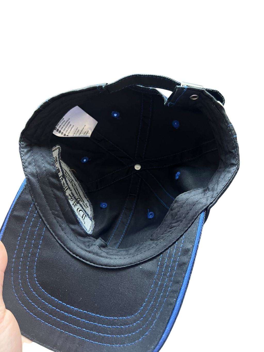 Vintage blue logo sickies kšiltovka