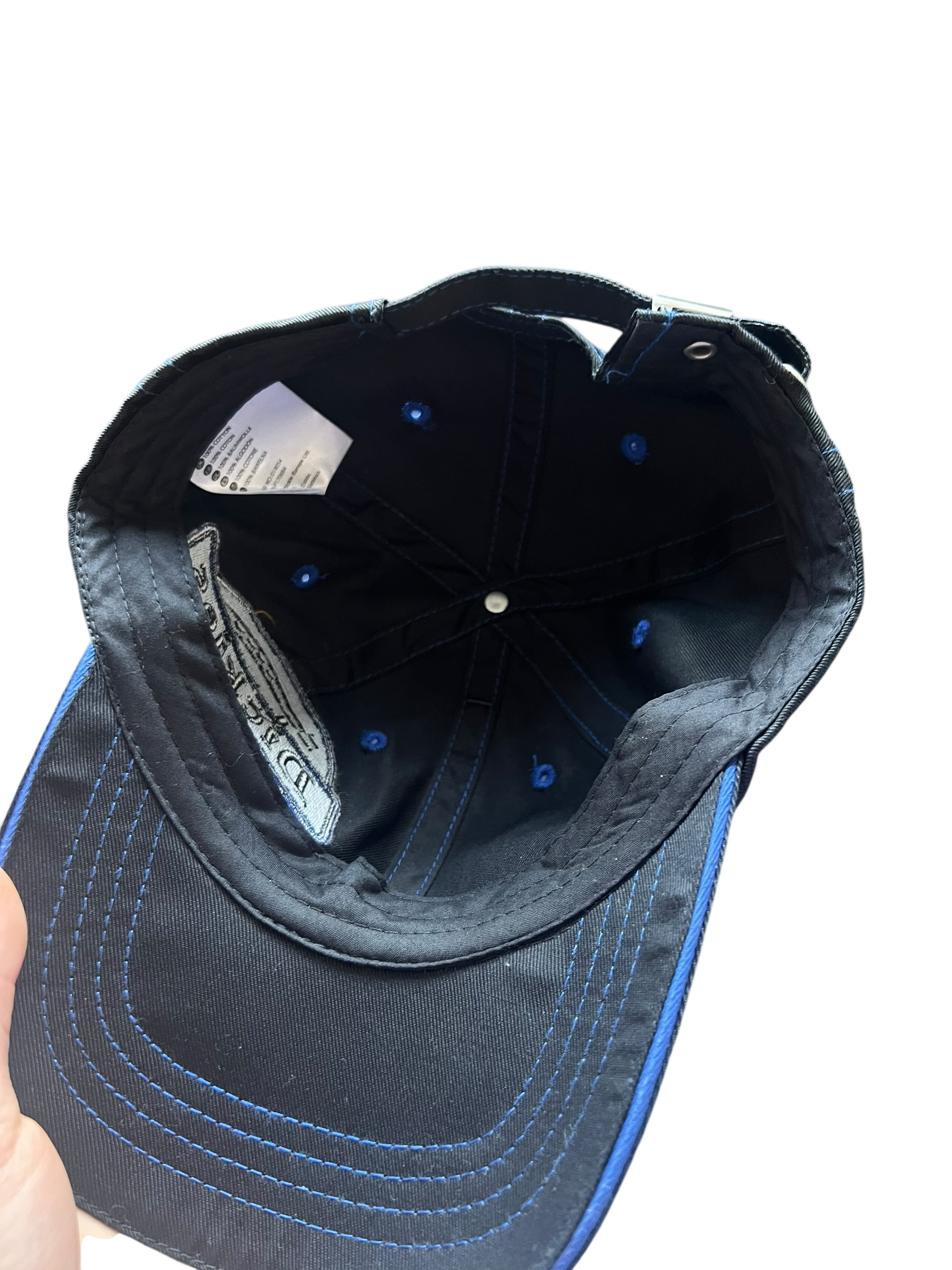 Vintage blue logo sickies kšiltovka