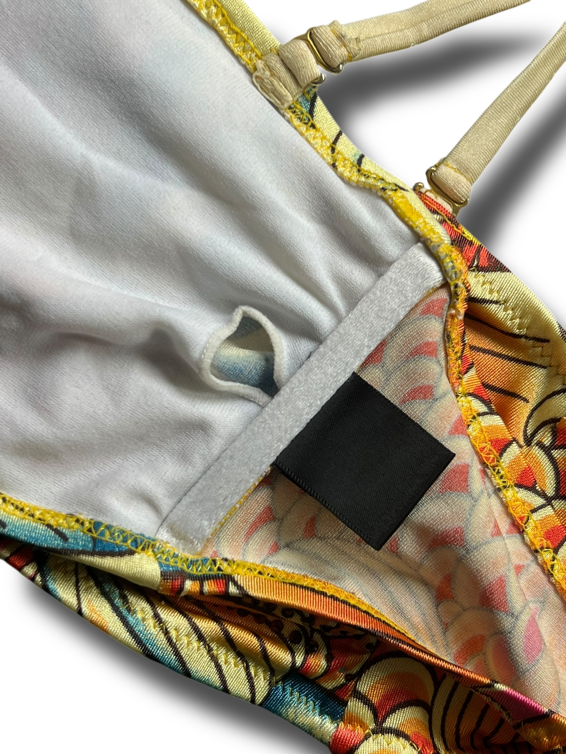 Y2k Christian Audiger plavkový vršek