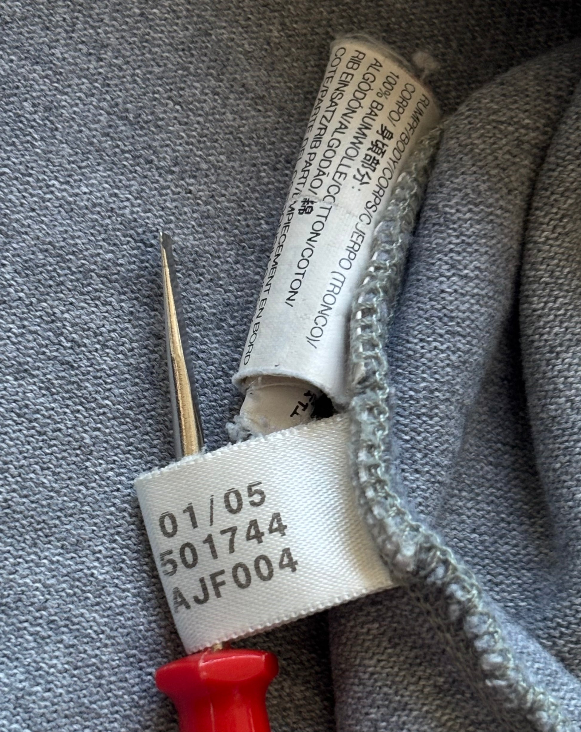 Y-3 Adidas 2005 archive double zip mikina