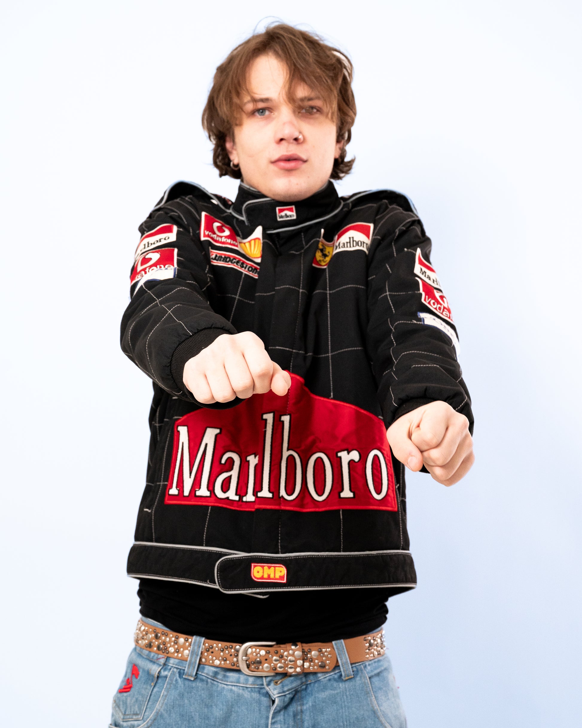 Vintage 00s Y2K racing Marlboro jacket