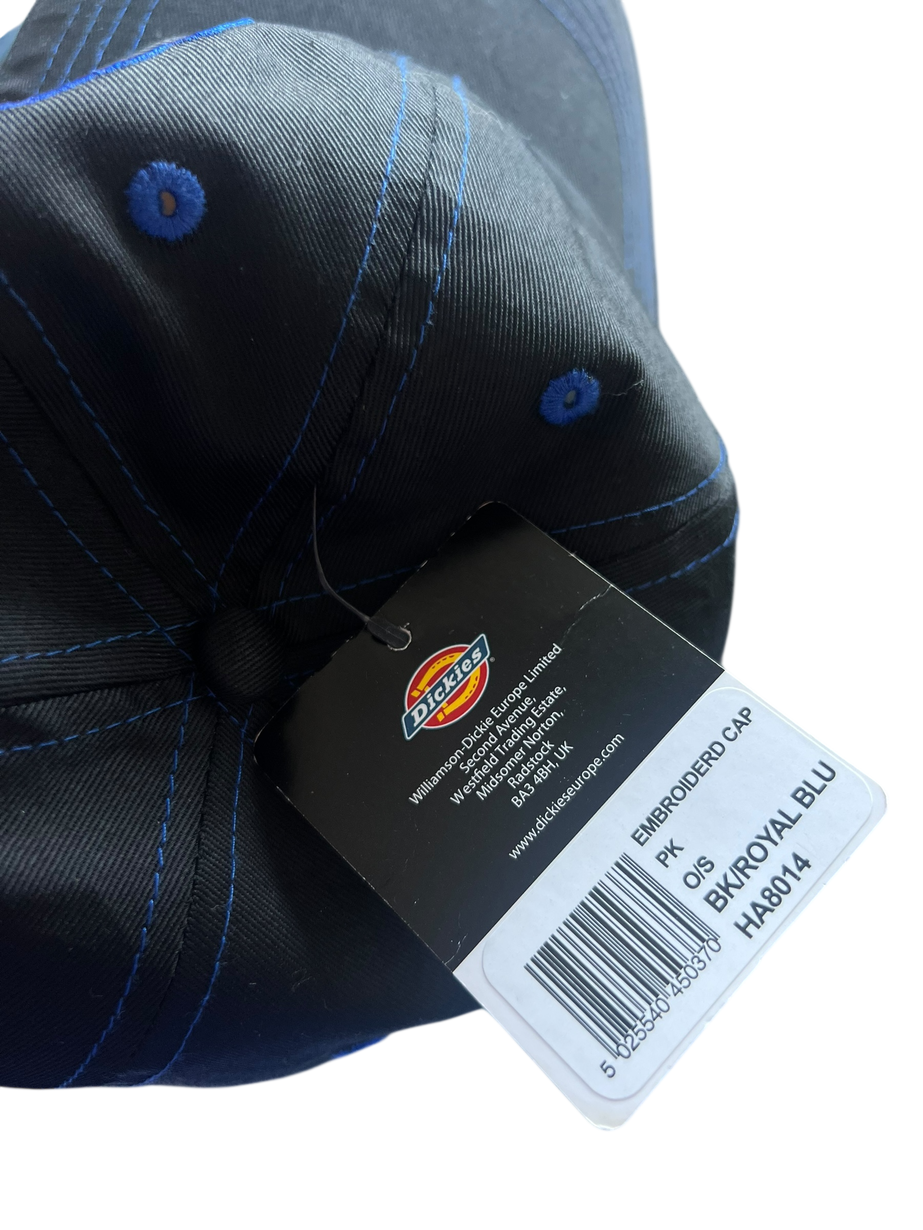 Vintage blue logo sickies kšiltovka