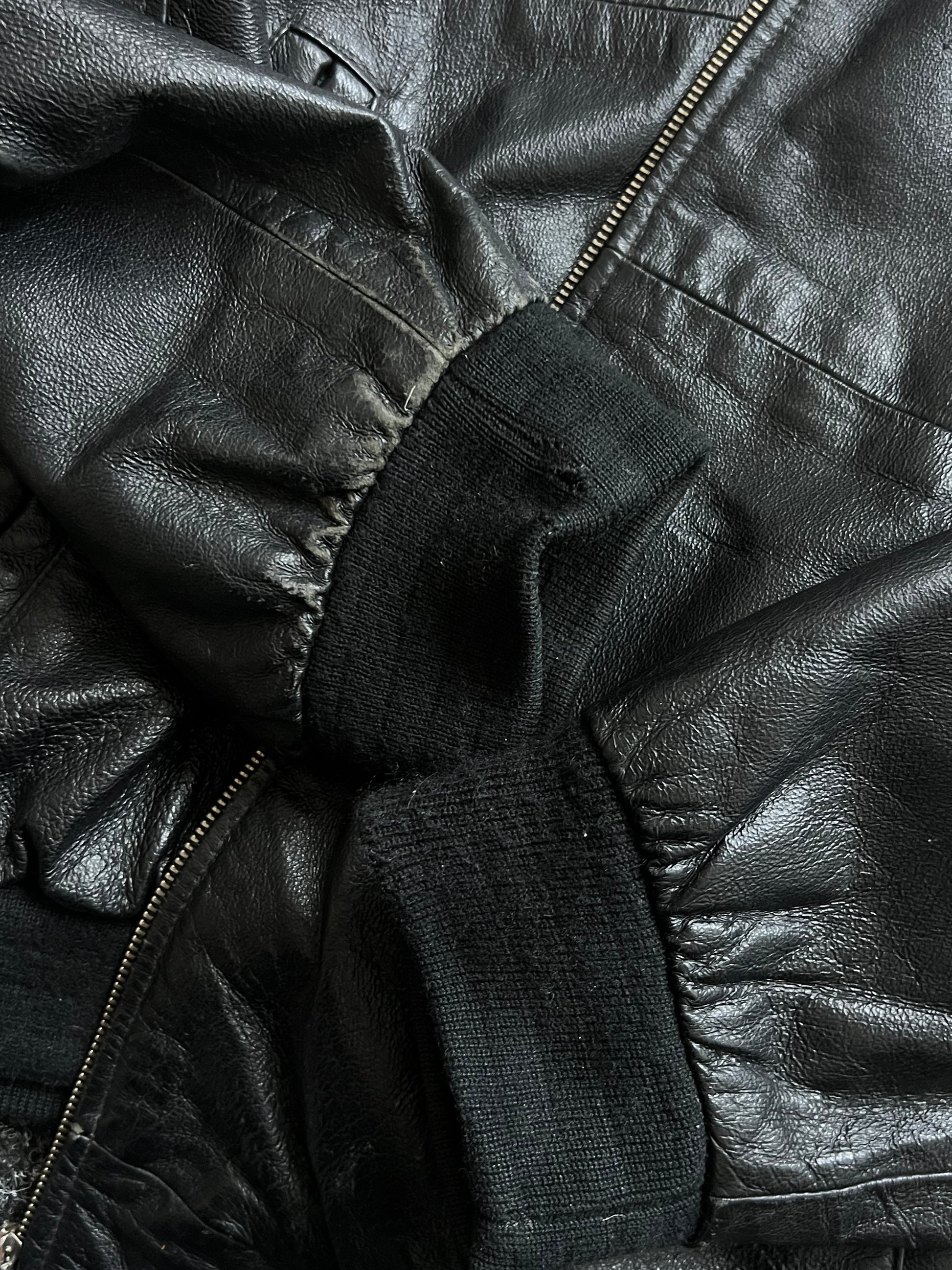 Vintage heavy real leather Tom Taylor kožená bunda