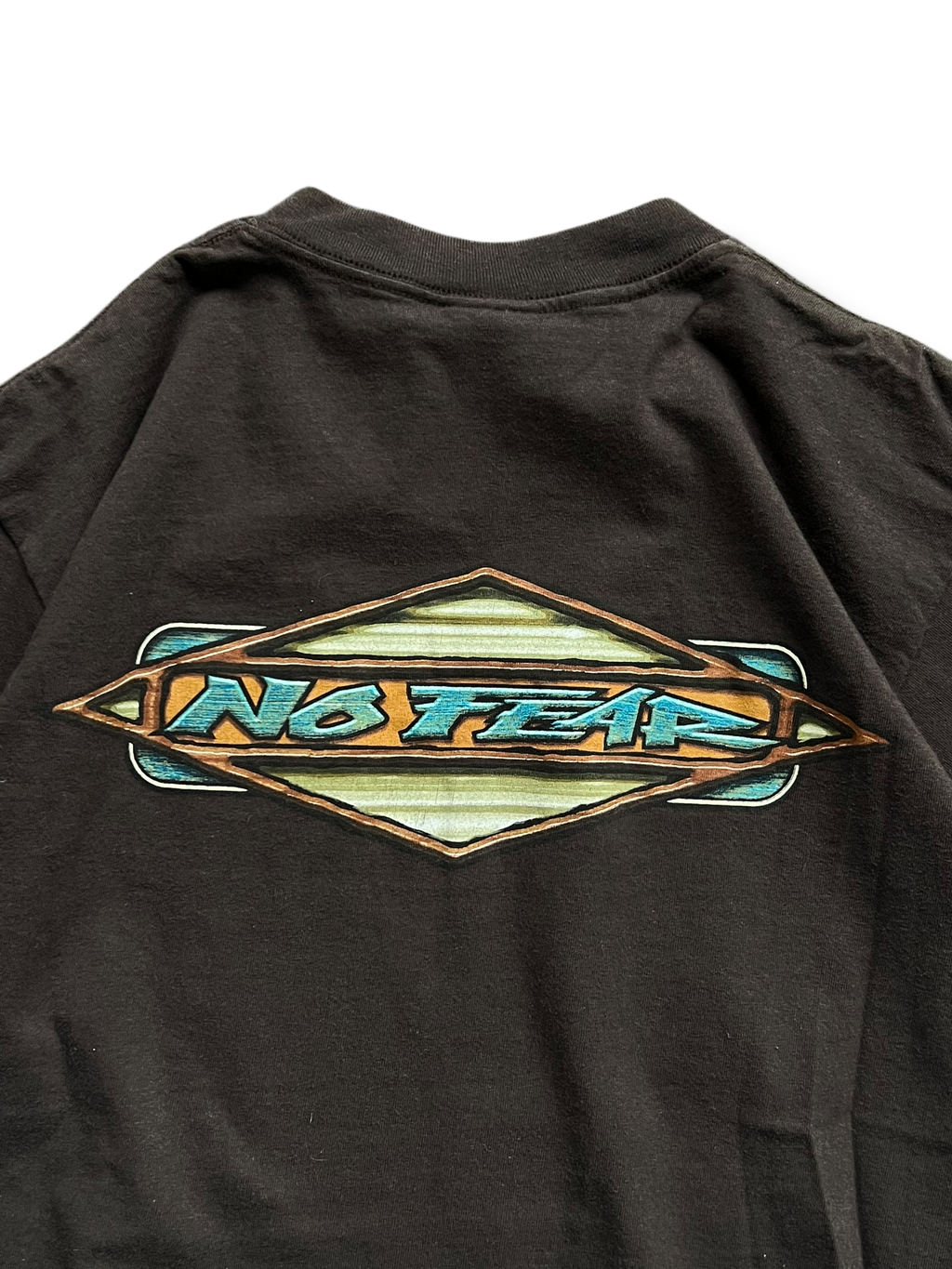 90s made in USA graphic surf No fear triko