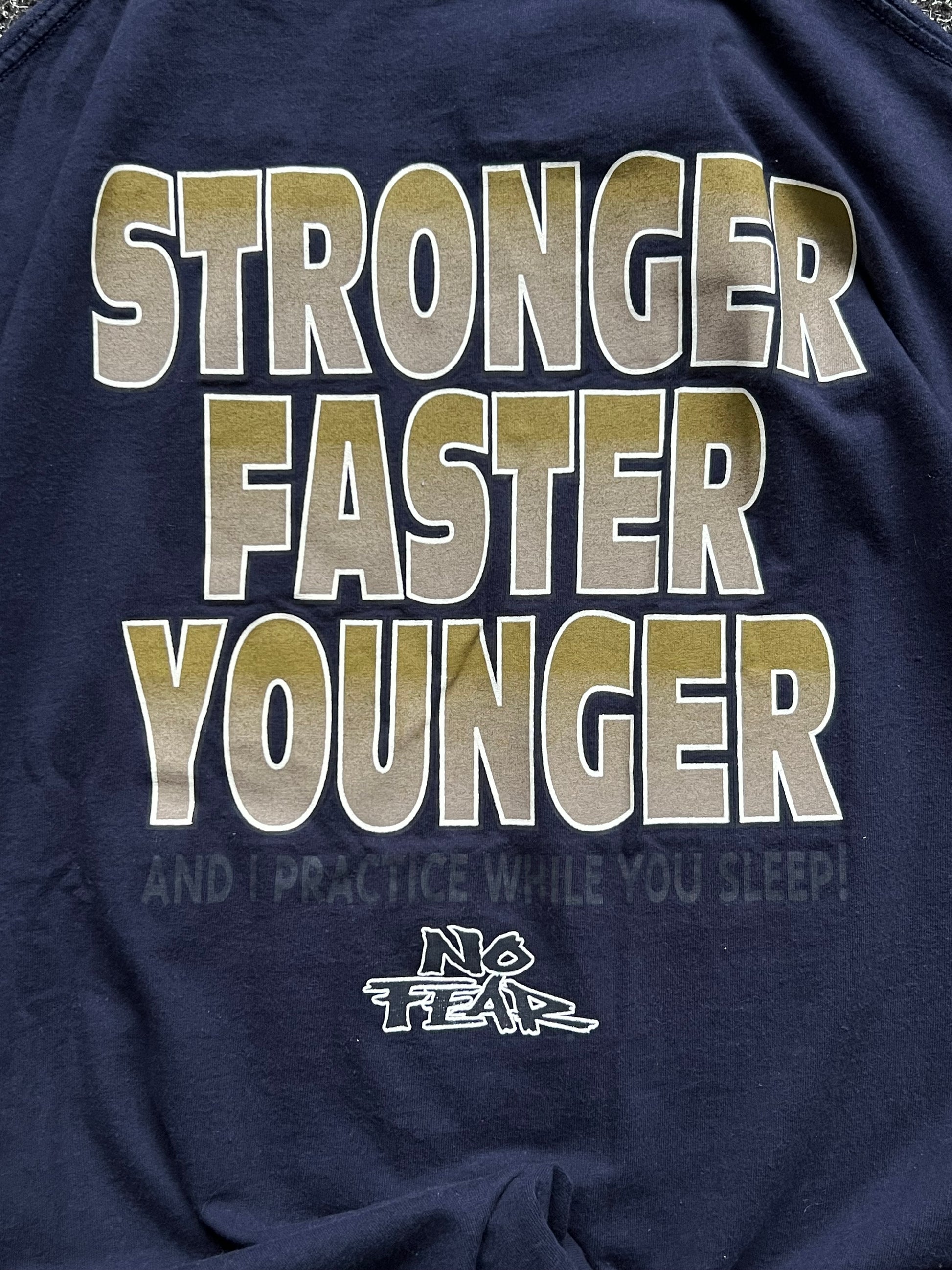 90s graphic Y2k No Fear rare triko