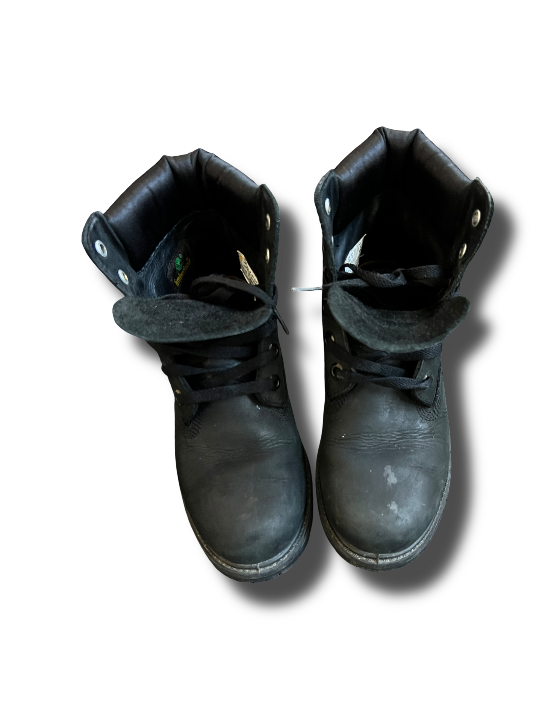 Leather timberland boty