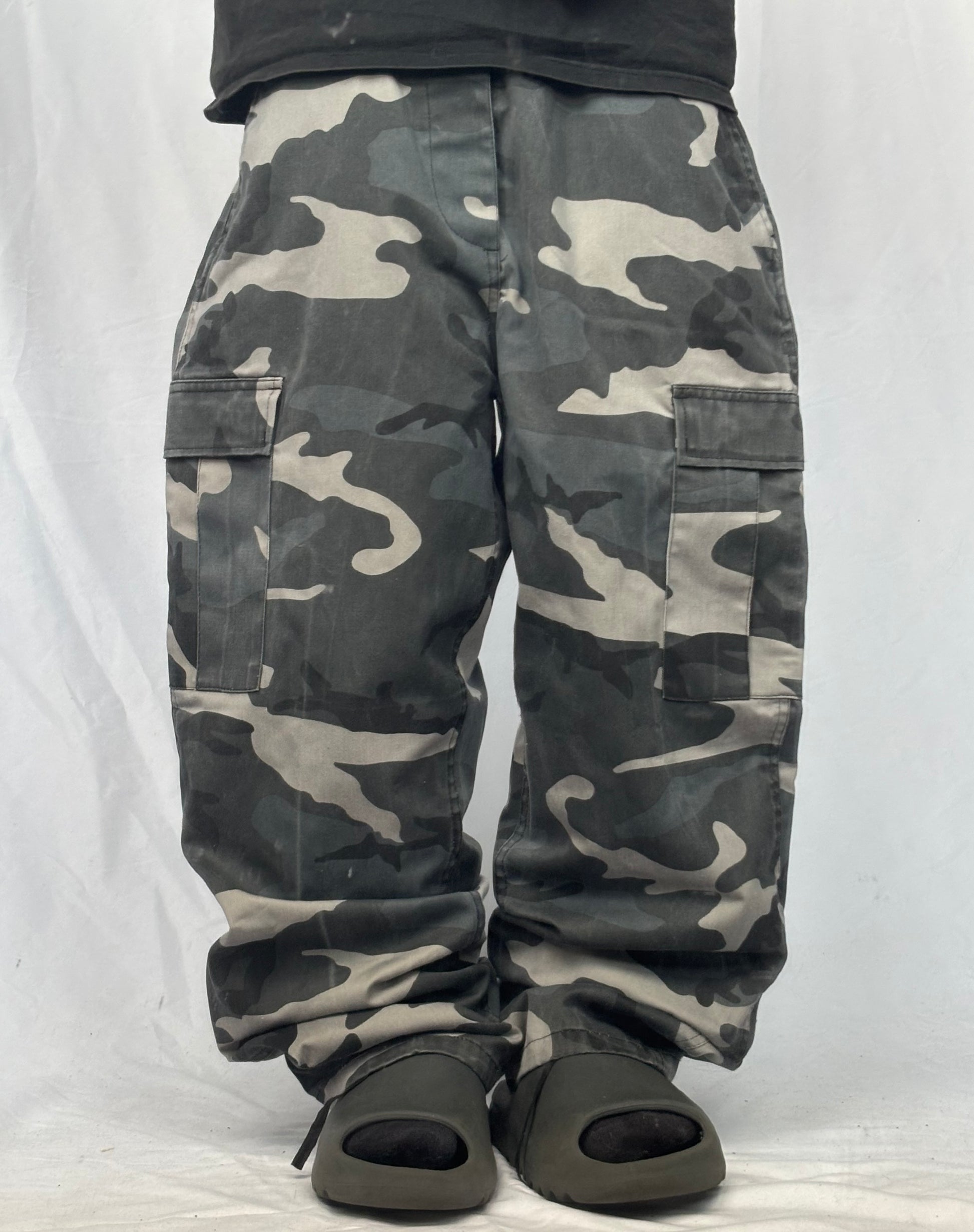 Vintage Camo baggy maskáčové kalhoty