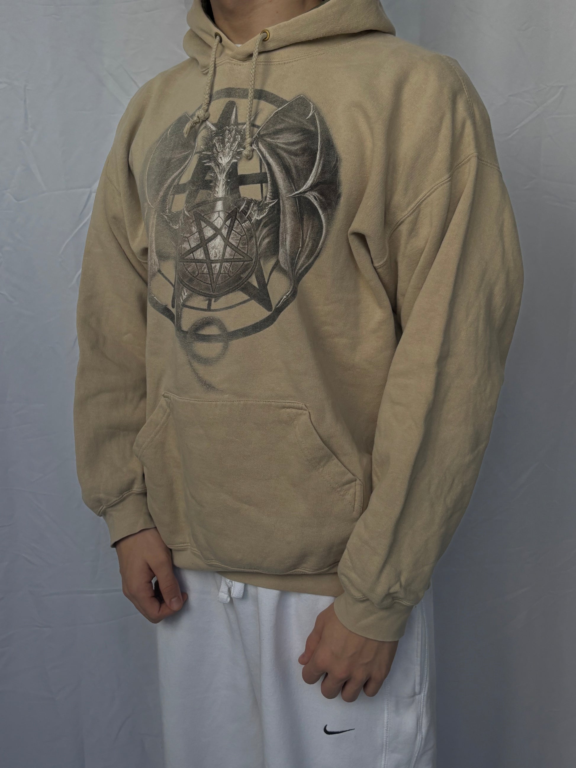 Vintage spiral dragon mikina