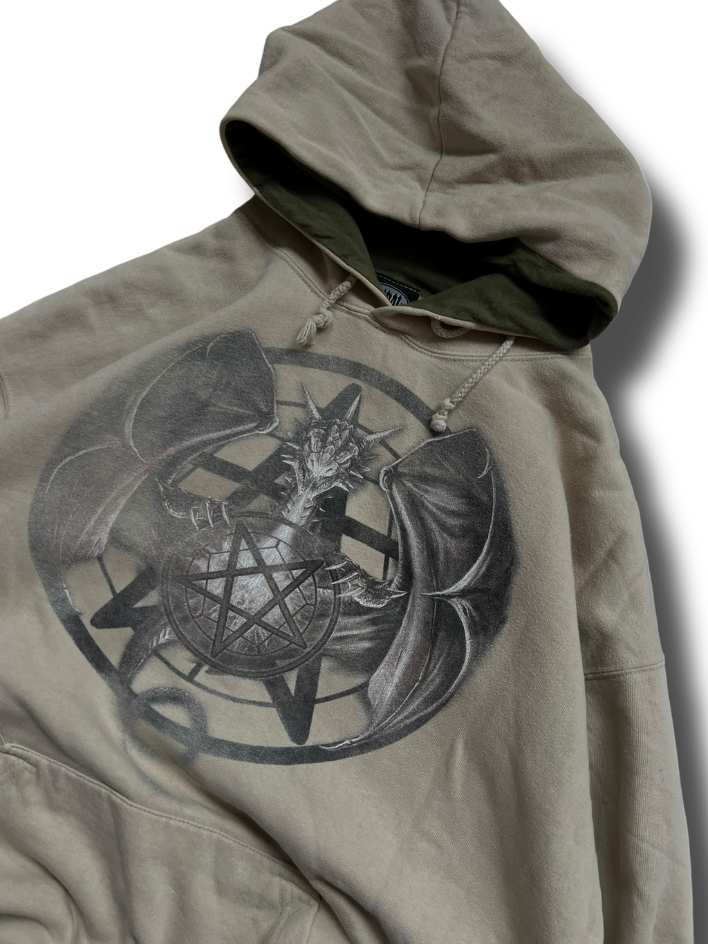 Vintage spiral dragon mikina