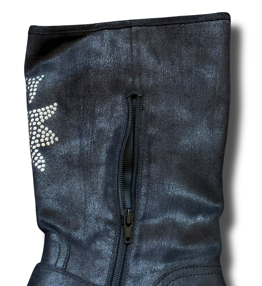 Y2k Catwalk cross gems dámské boty