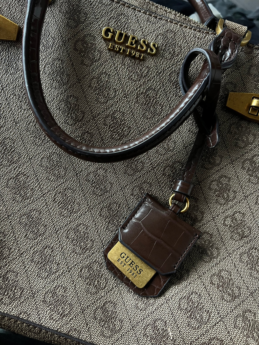 Vintage brown Y2k Guess kabelka