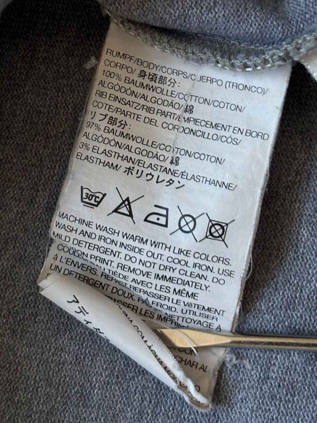 Y-3 Adidas 2005 archive double zip mikina