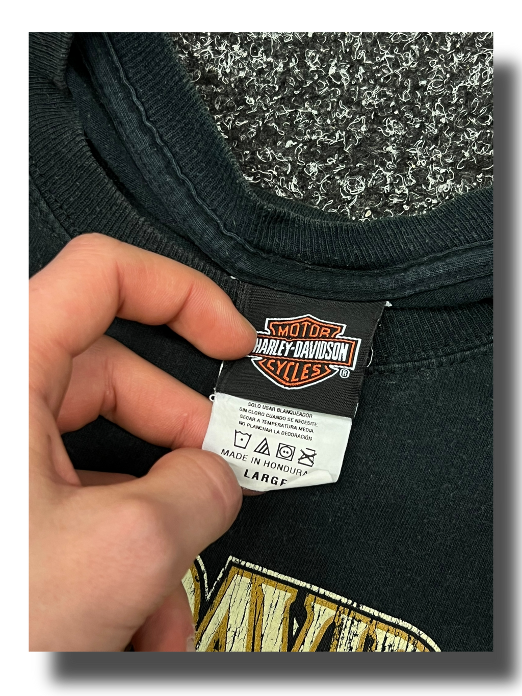 Vintage rare 00s Y2K 2014 Harley Davidson graphic triko