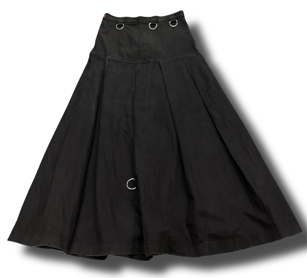 Y2K aderlass metal dlouhá sukně