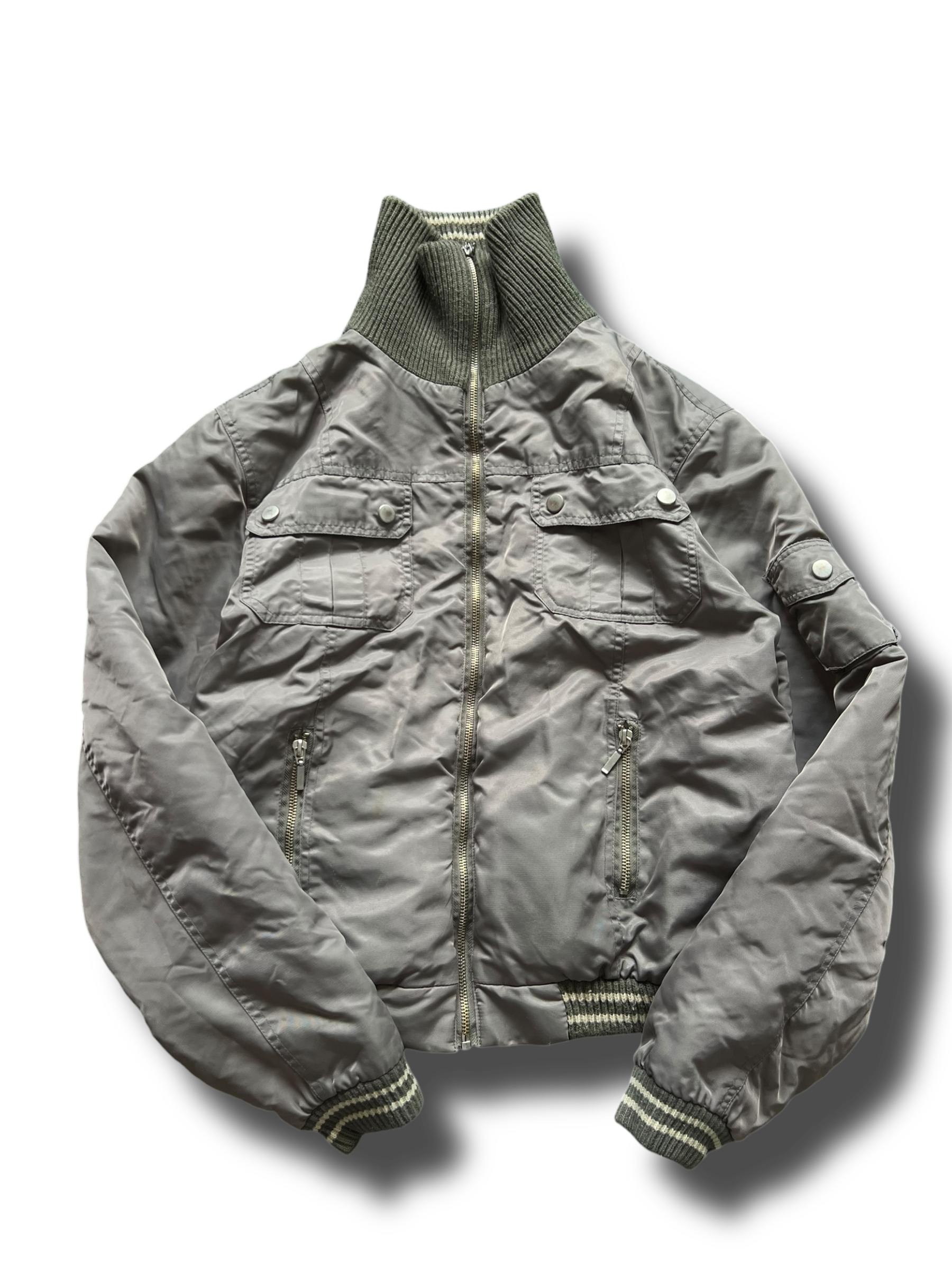 Y2k dámská bomber bunda