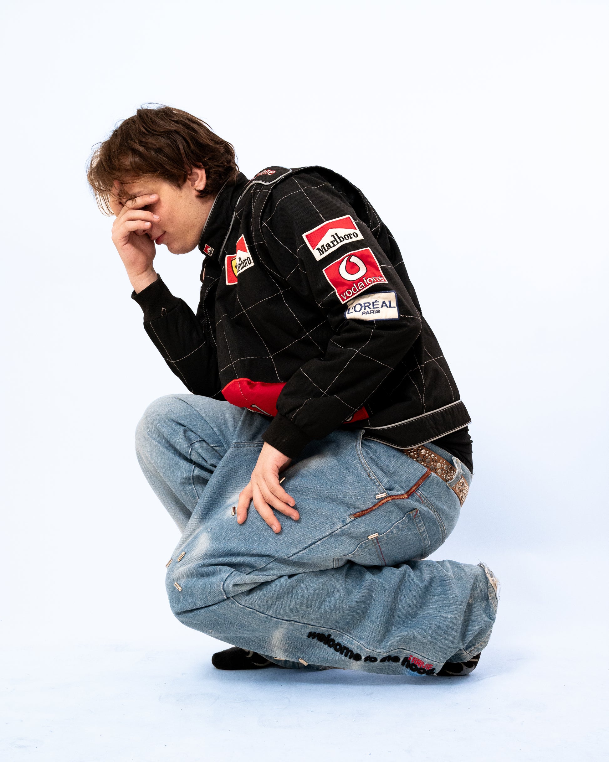 Vintage 00s Y2K racing Marlboro jacket