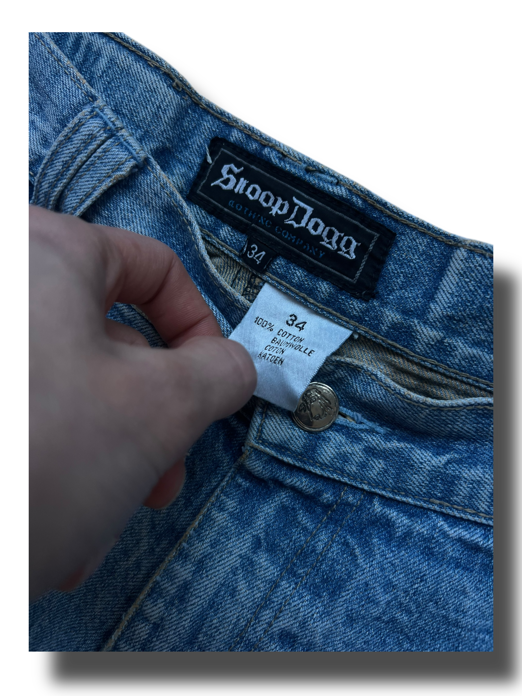 Vintage heavy cotton rare Snoop Dogg baggy jeans