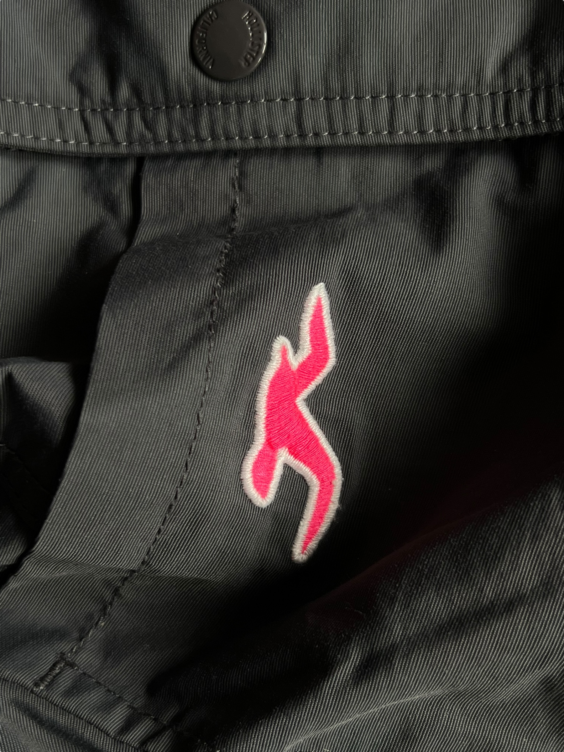 Zimní cropped Hollister bunda