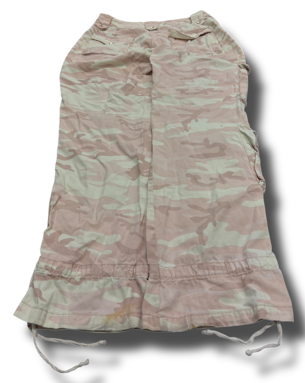 Vintage pink camo baggy maskáčové kalhoty dámské