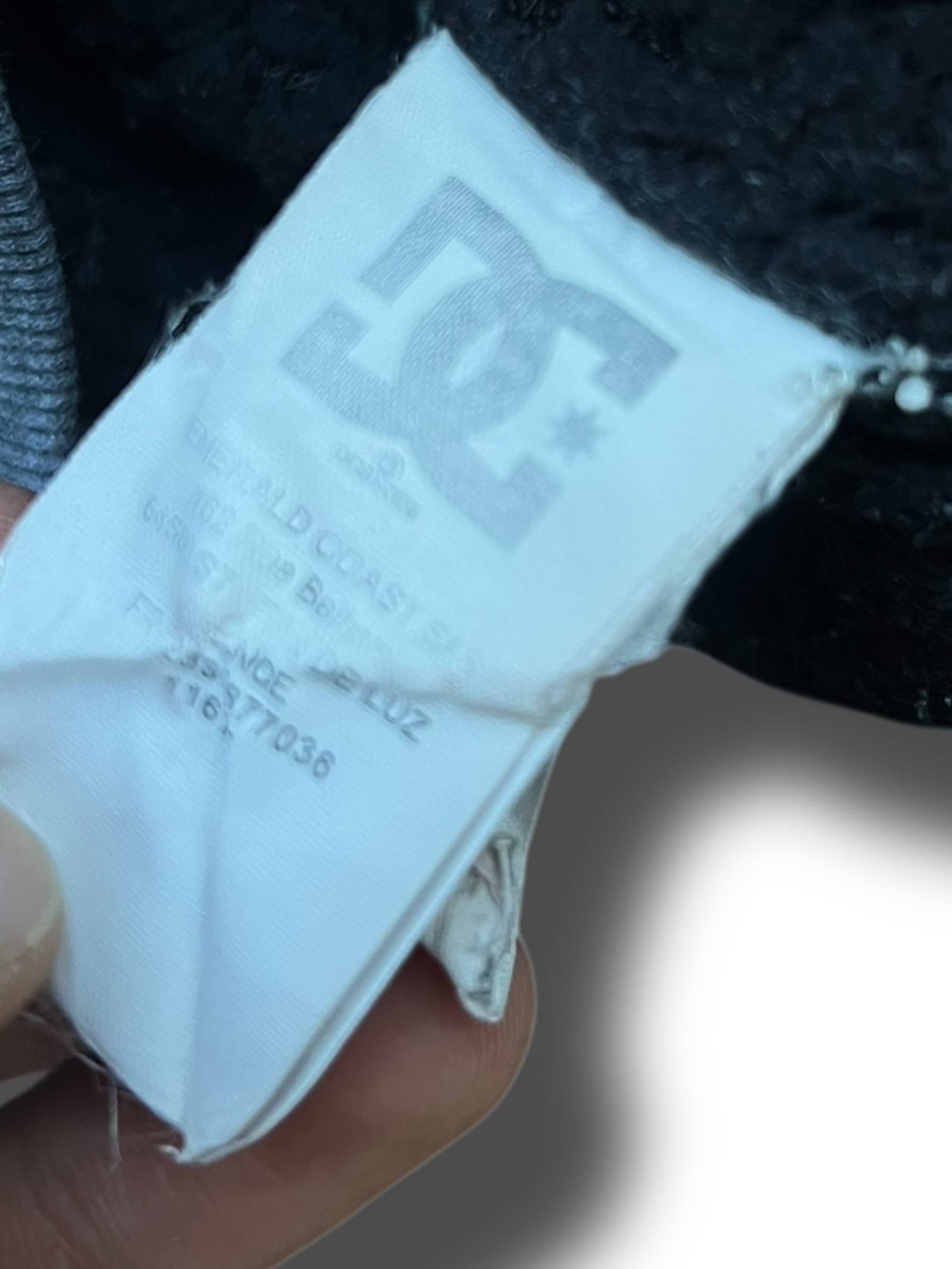 Vintage Y2k DC zip mikina s kožíškem