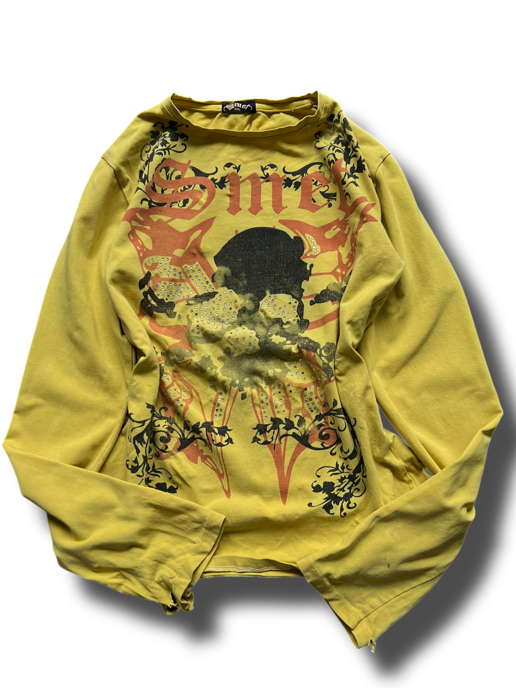 Vintage Y2k SMET Ed Hardy graphic longsleeve
