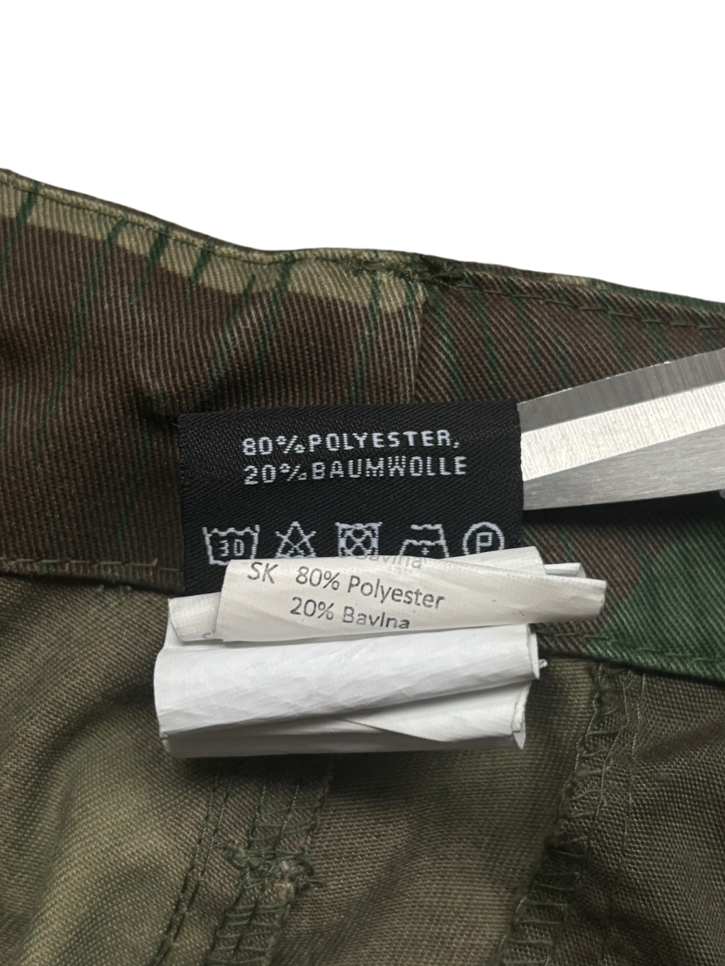 Vintage Camo baggy maskáčové kalhoty