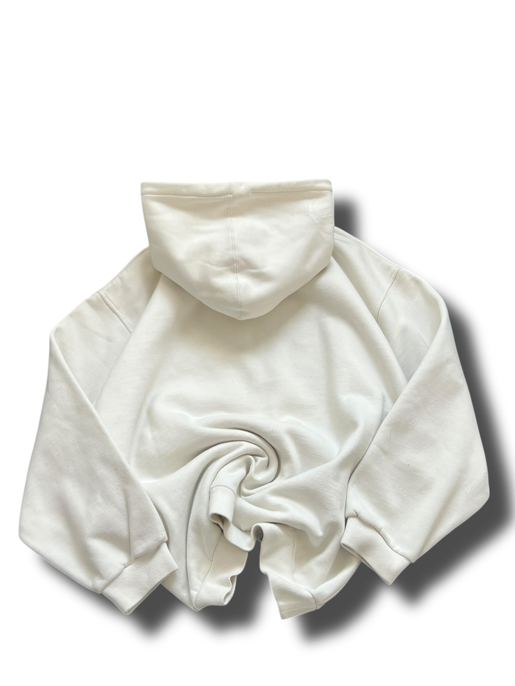 Vintage 90s rare Y2k heavy cotton creamy Karl Kani hoodie