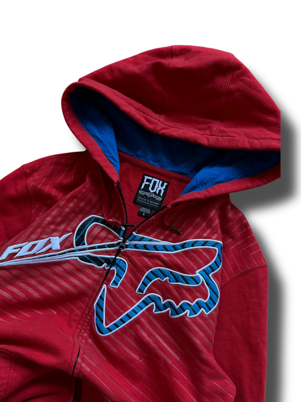 Vintage Fox zipp mikina