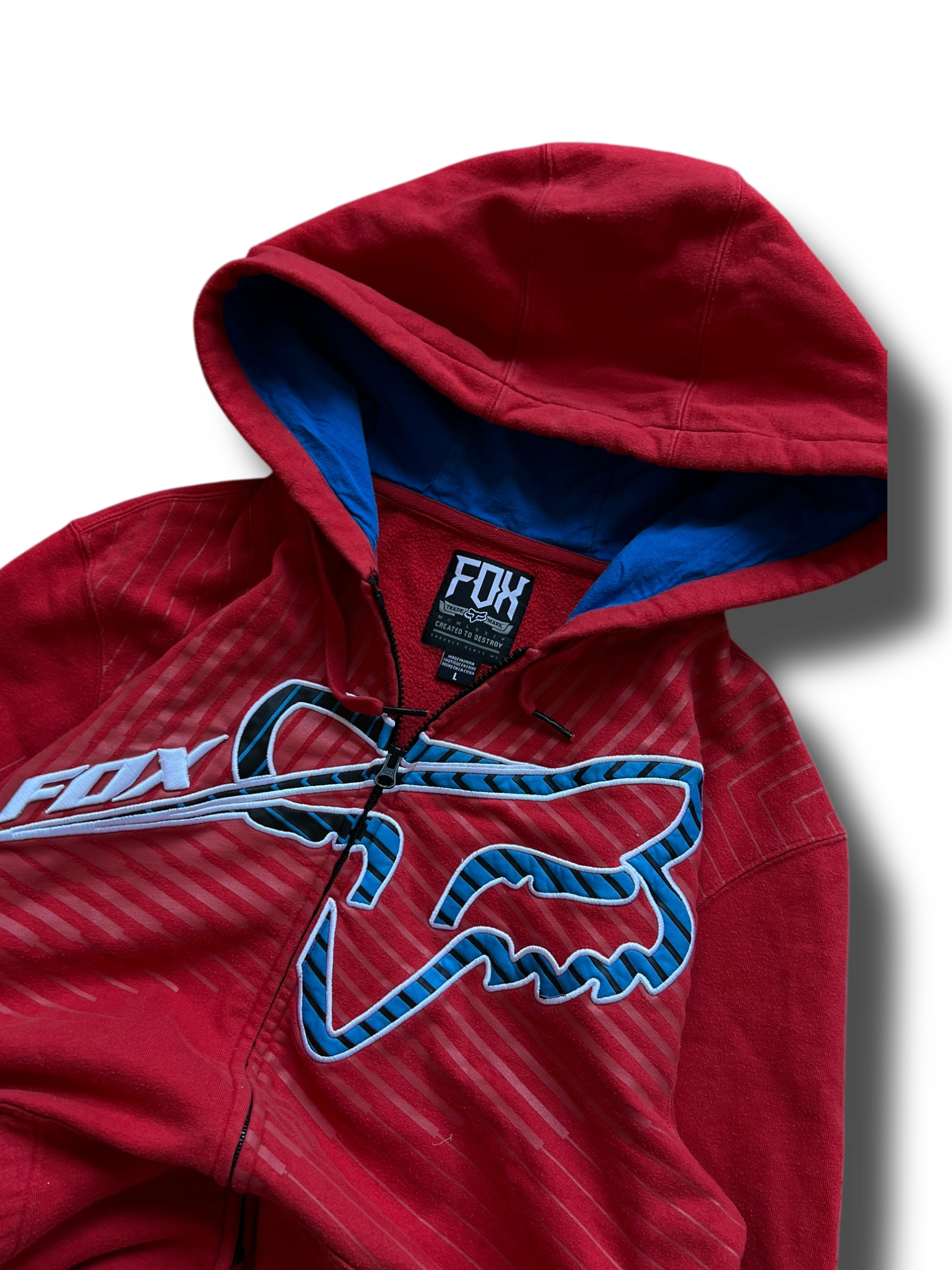 Vintage Fox zipp mikina