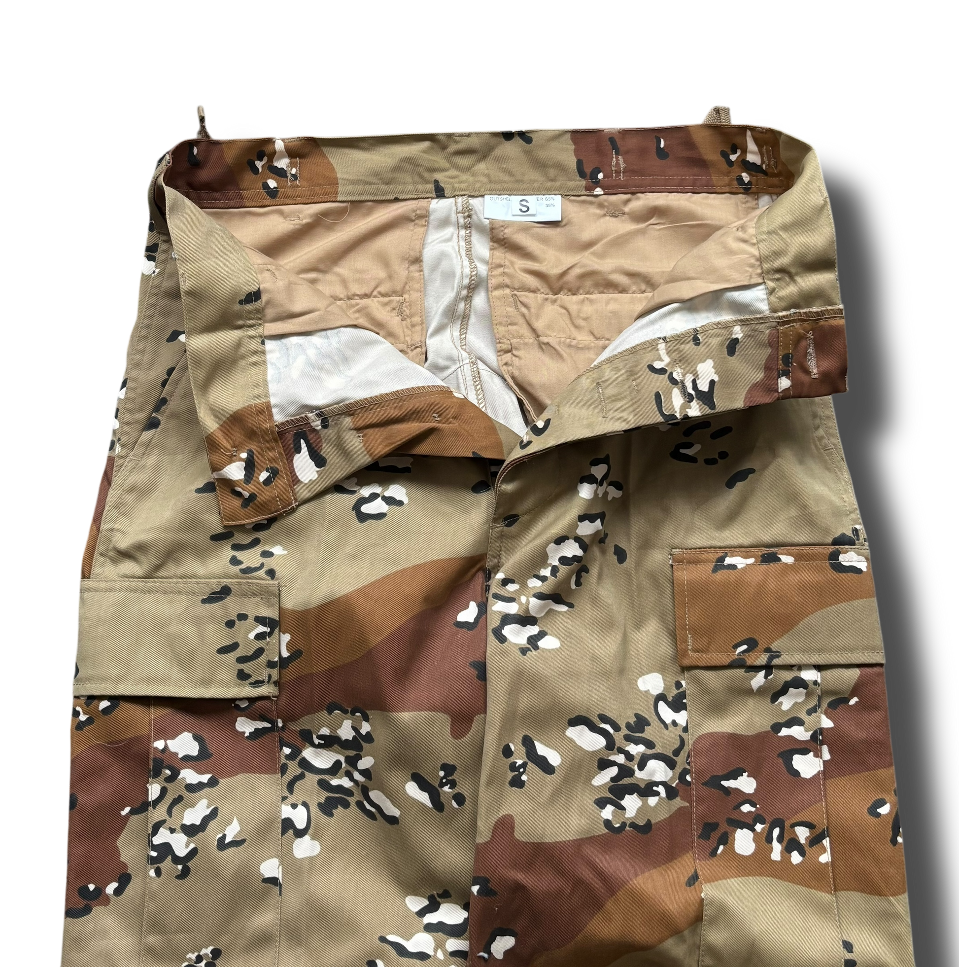 Desert Camo baggy maskáčové kalhoty y2k